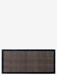 tica copenhagen - Floormat polyamide, 200x90 cm, dot design - gulvløpere - black/beige - 0
