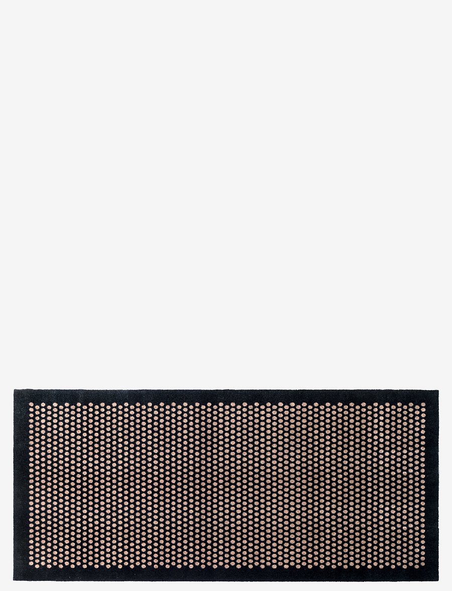 tica copenhagen - Floormat polyamide, 200x90 cm, dot design - flurläufer - black/beige - 1