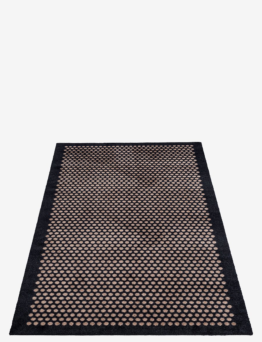 tica copenhagen - Floormat polyamide, 200x90 cm, dot design - flurläufer - black/beige - 2