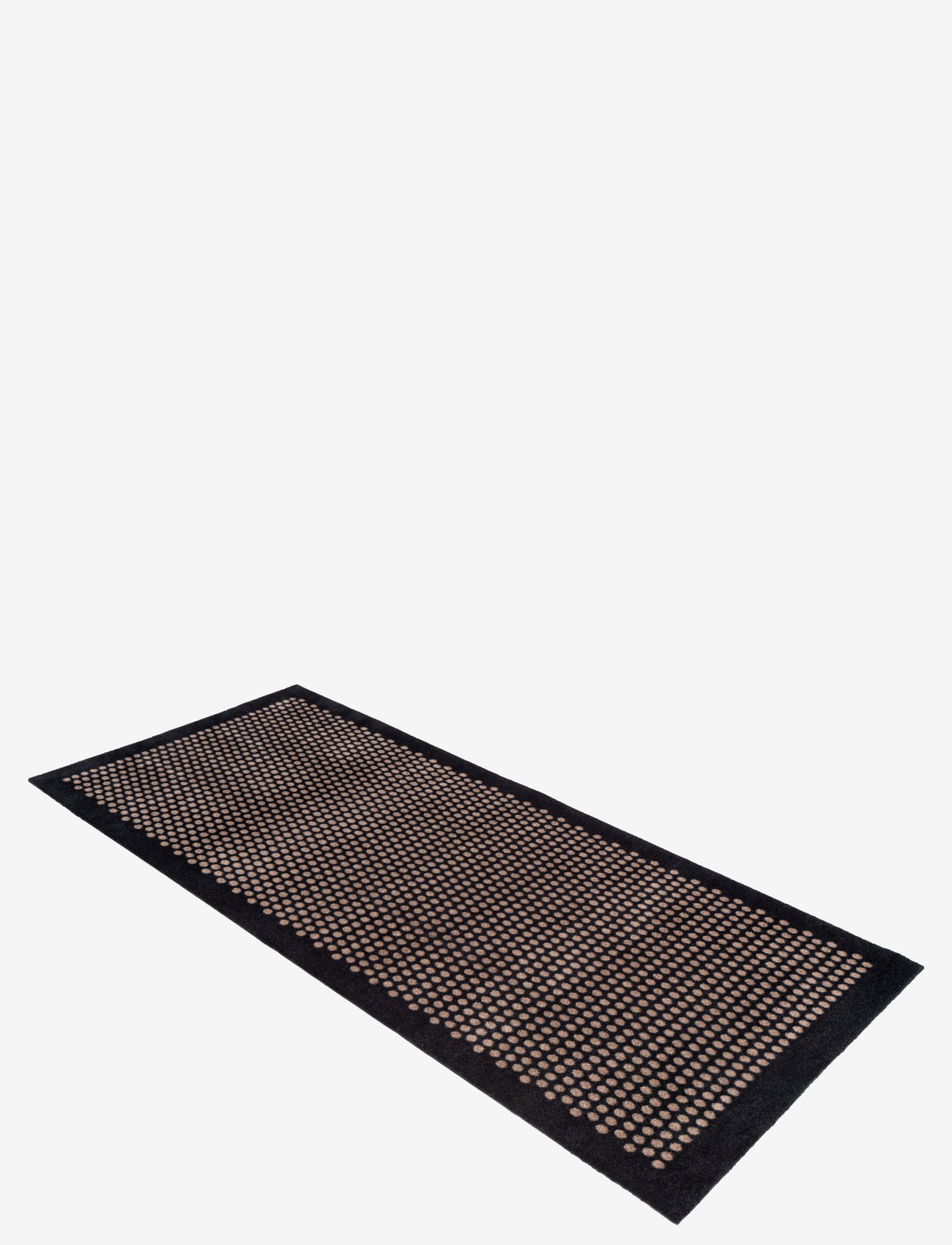 tica copenhagen - Floormat polyamide, 200x90 cm, dot design - flurläufer - black/beige - 3