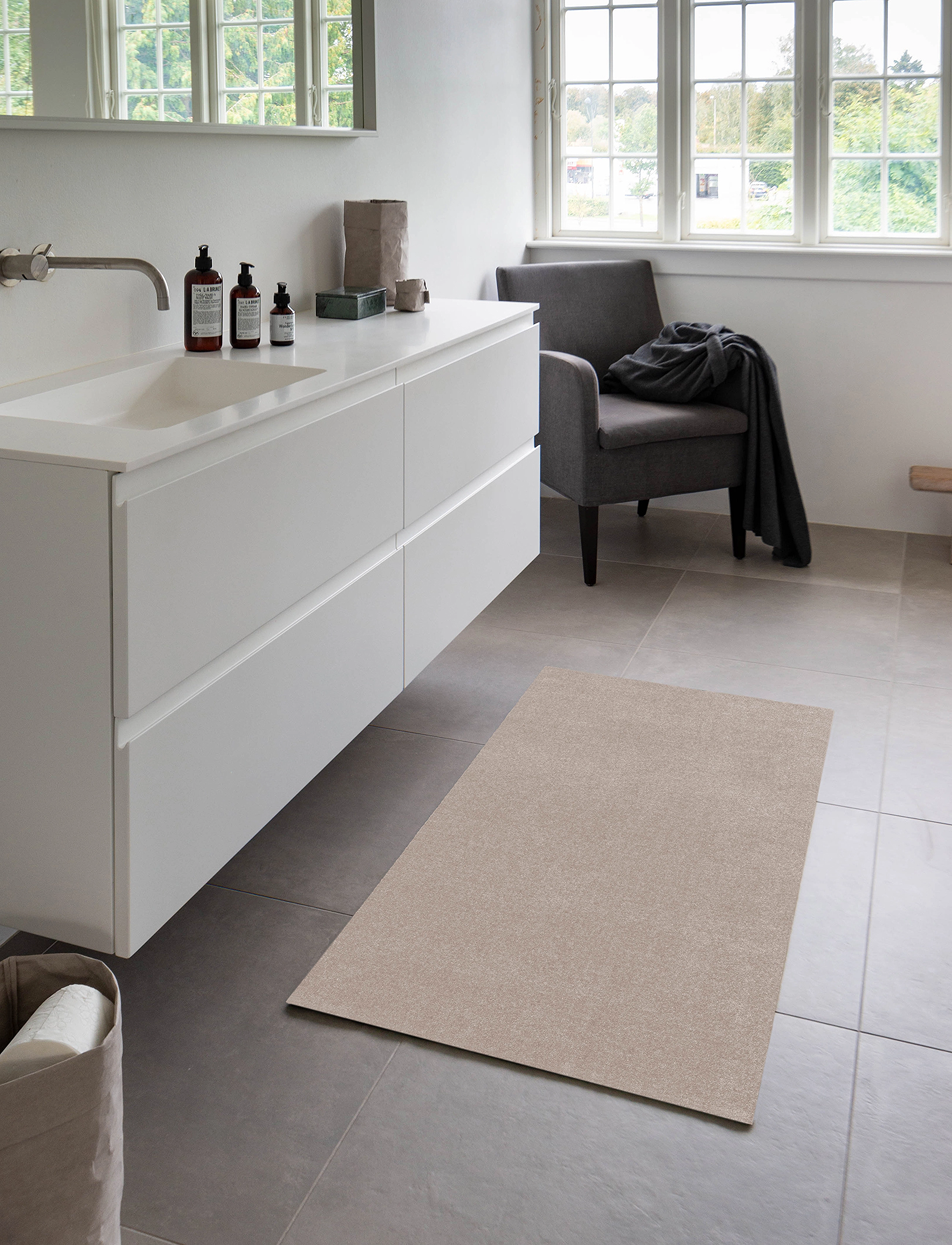 tica copenhagen Gulvmåtte, 120X67 cm, Rugs & Carpets, Beige - Door Mats, Homeware