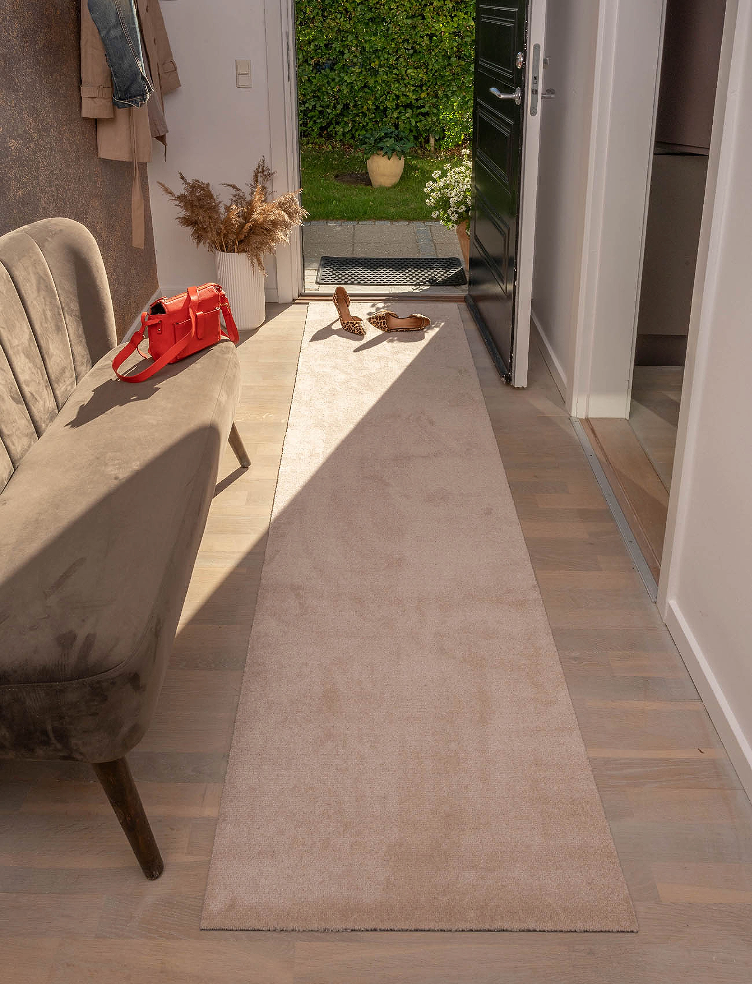 tica copenhagen Gulvmåtte, 250X67 cm, Rugs & Carpets, Beige - Door Mats, Homeware