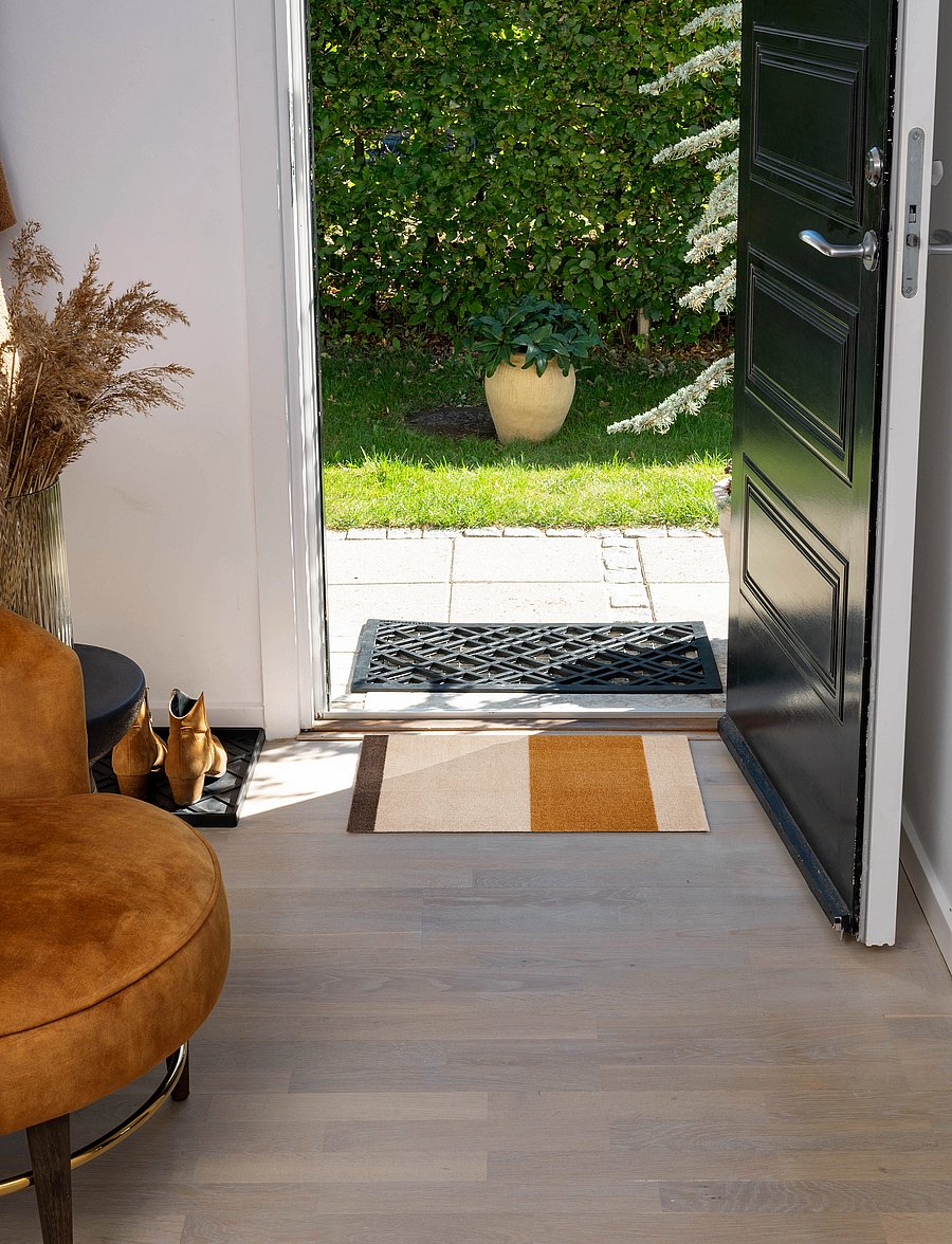 tica copenhagen - Floor Mat - baumwollteppiche & flickenteppich - ivory/dijon/brown - 3