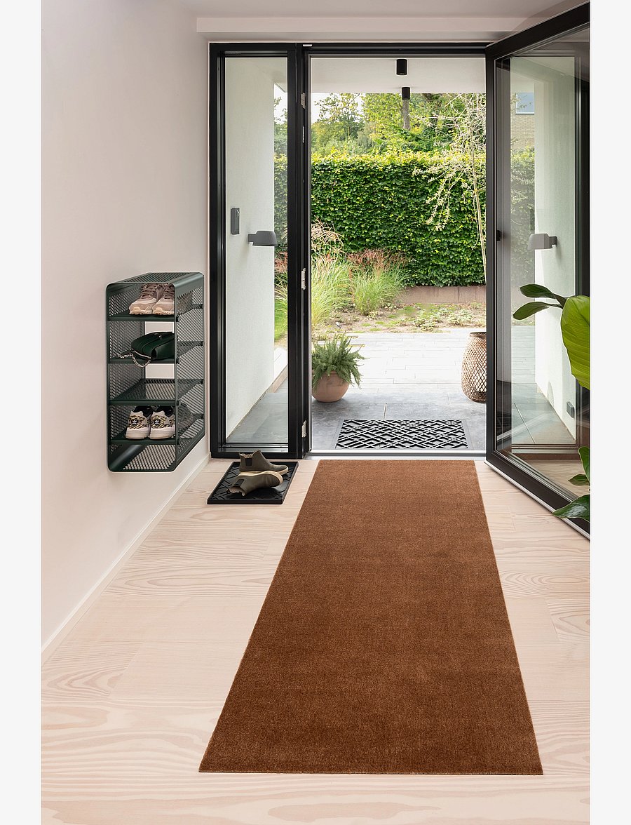 tica copenhagen - Floormat/carpet cognac 100x300 cm - vaibad koridori - brown - 2