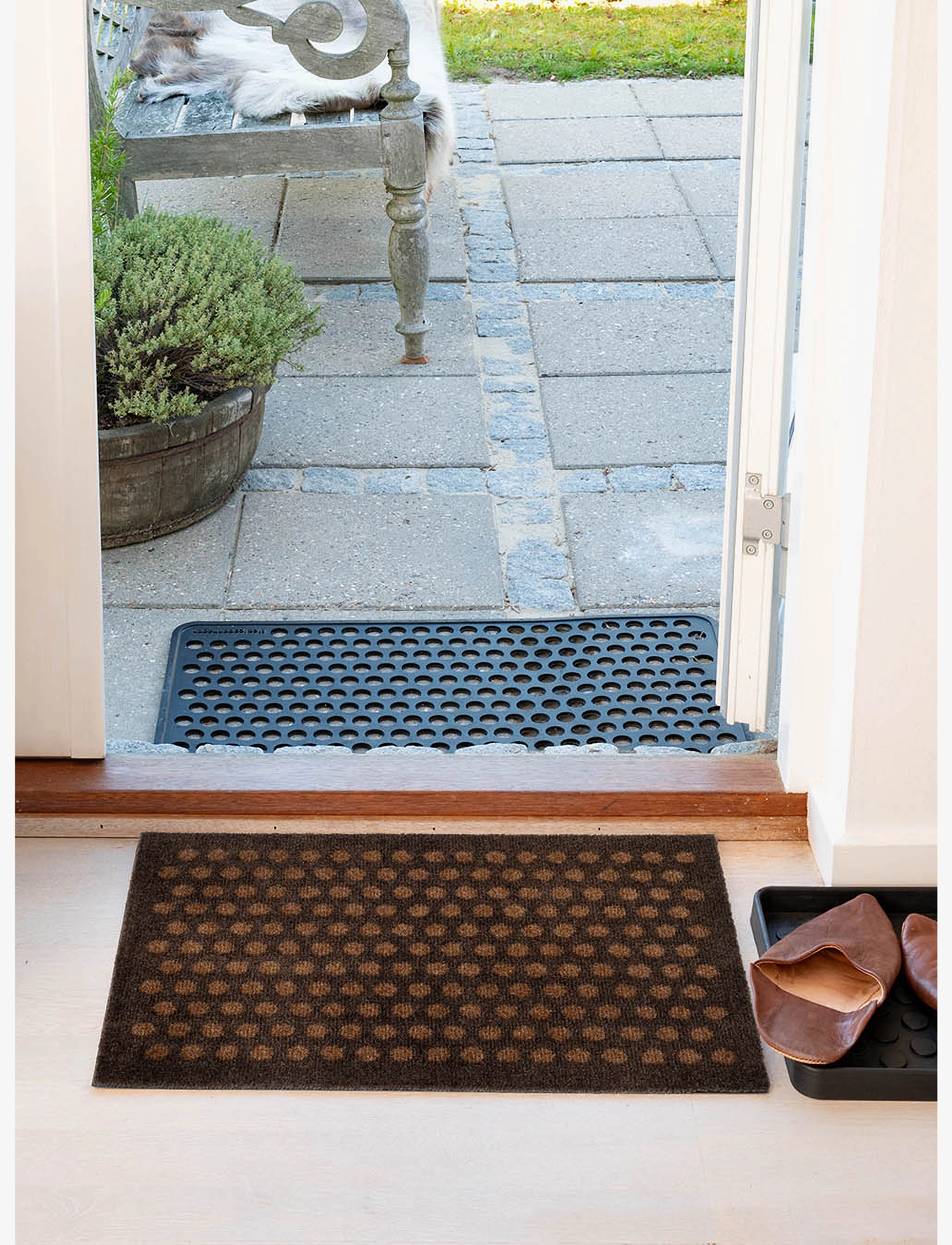 tica copenhagen - Floormat/carpet dot cognac 40x60 cm - mažiausios kainos - brown - 3
