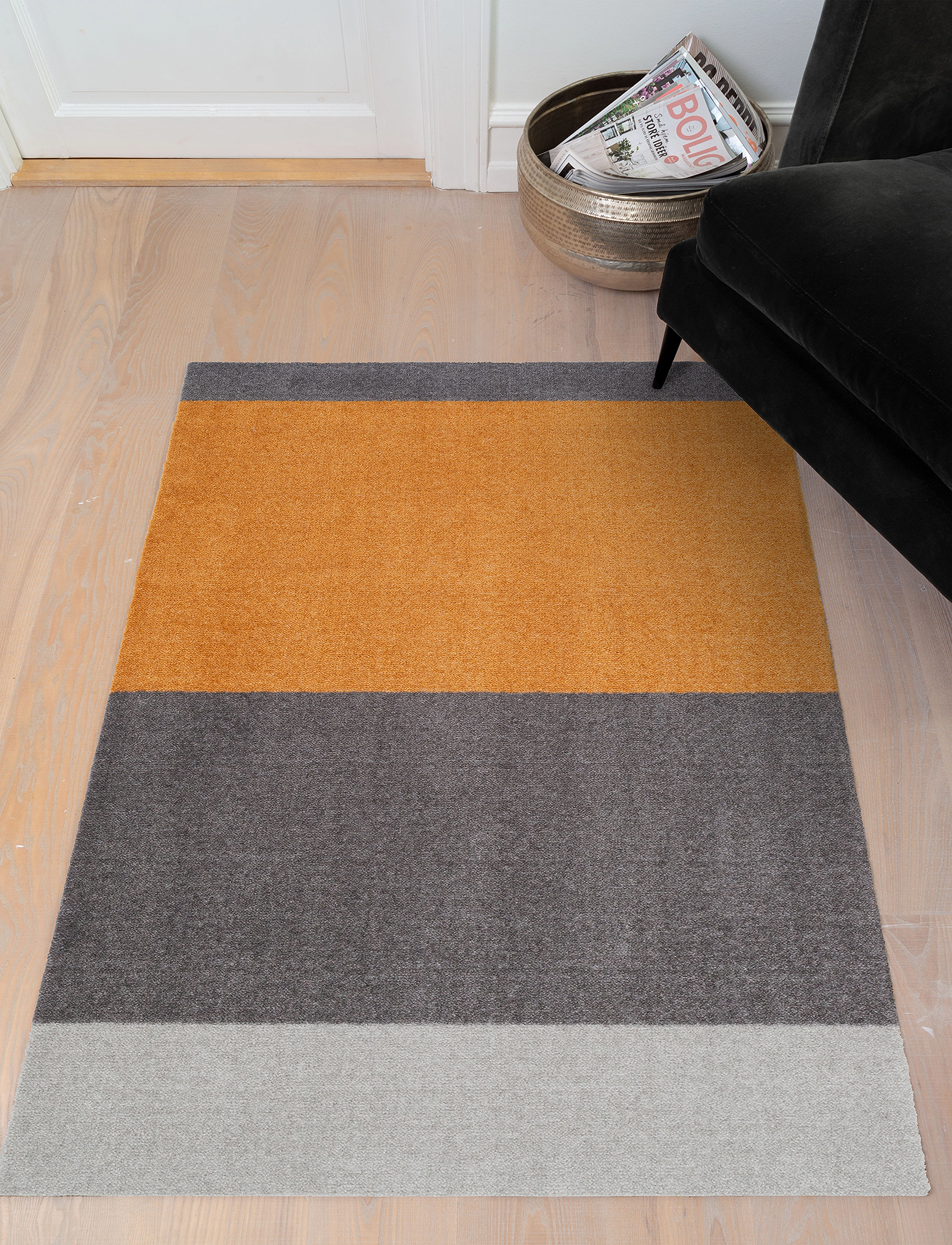 tica copenhagen - Carpet - entreløbere - lightgrey/steelgrey/dijon - 4