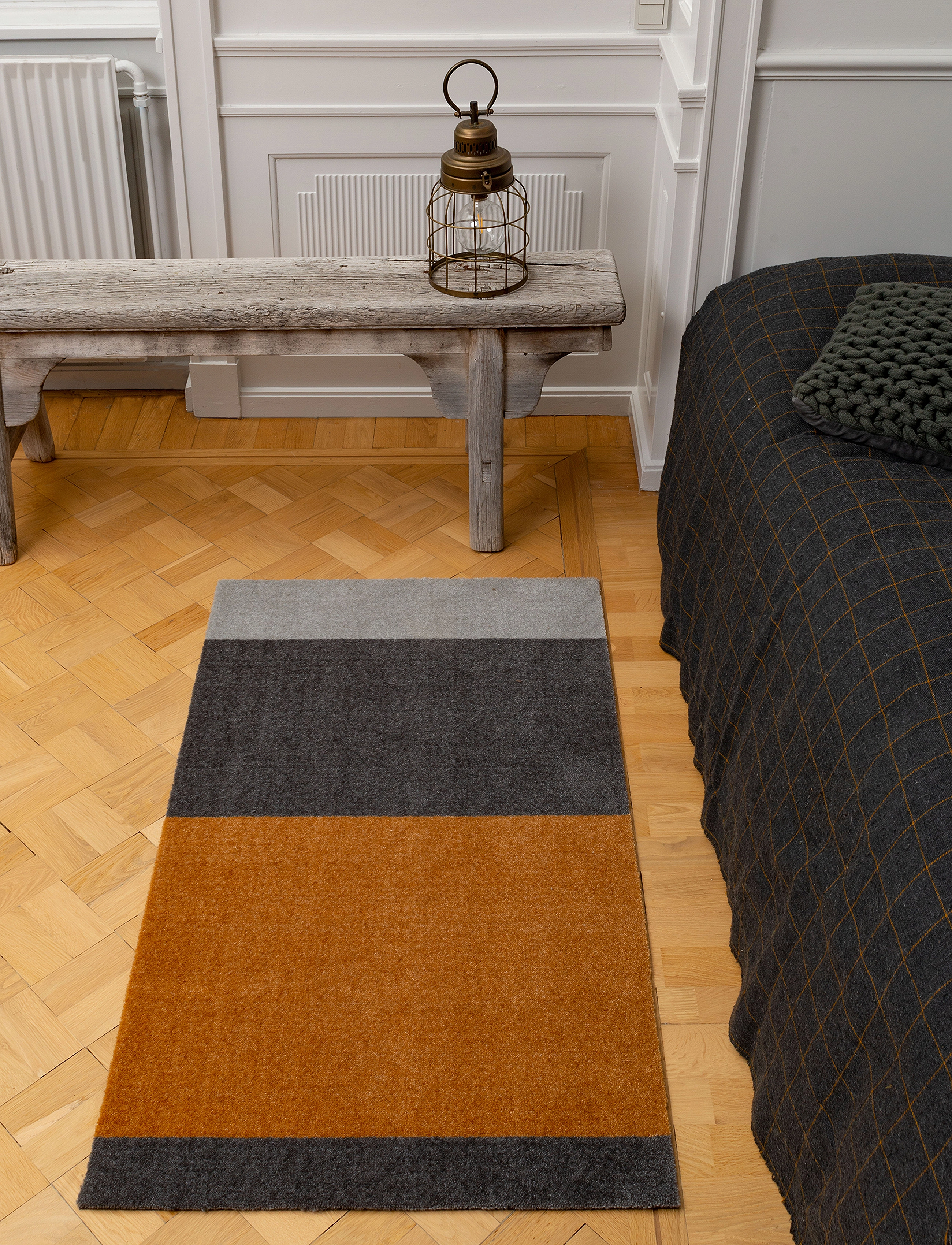tica copenhagen - Carpet - entreløbere - lightgrey/steelgrey/dijon - 5