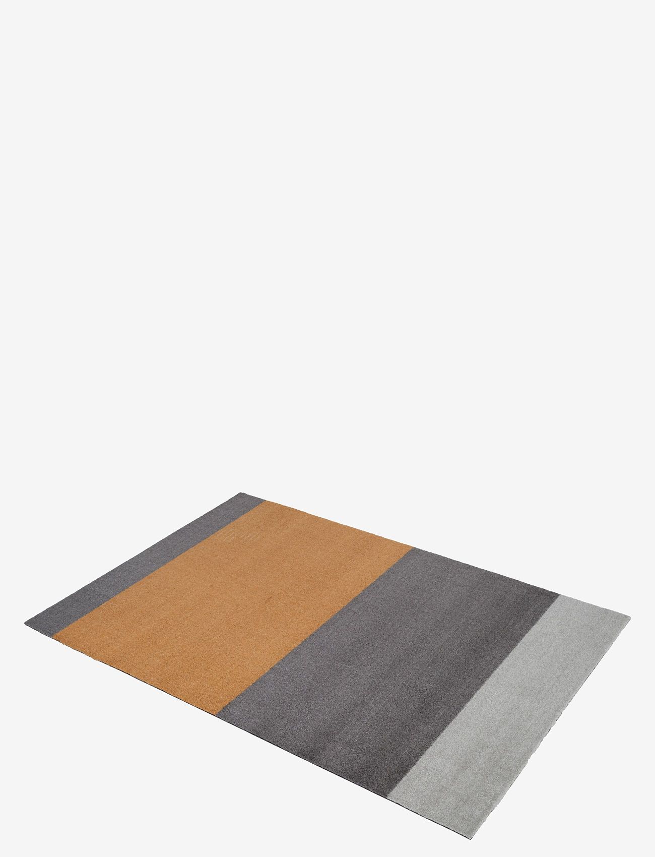 tica copenhagen - Carpet stripes horizon - kilimai - lightgrey/steelgrey/dijon - 1