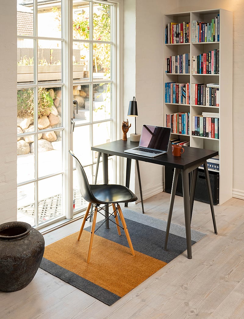 tica copenhagen - Carpet stripes horizon - teppiche - lightgrey/steelgrey/dijon - 3