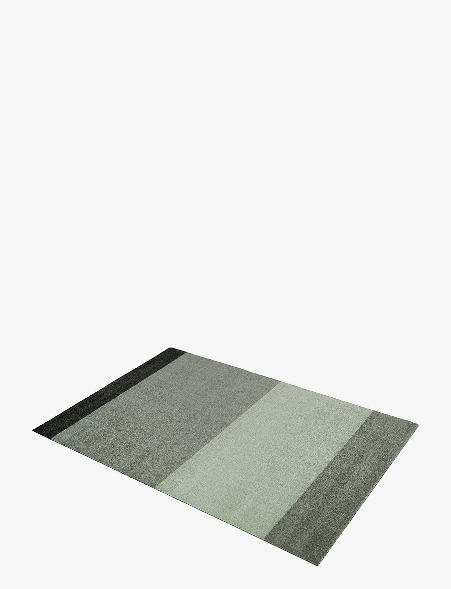 tica copenhagen - Carpet stripes horizon - uksematid - green:light/dusty/dark - 1