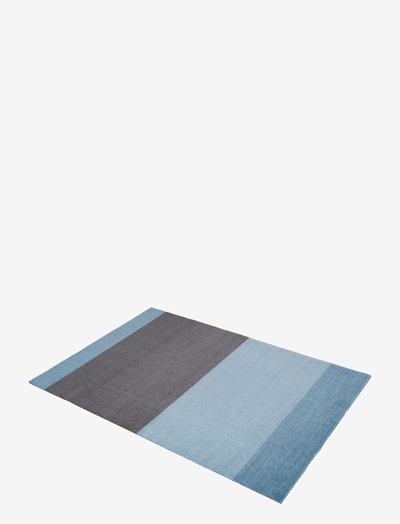tica copenhagen - Carpet stripes horizon - türmatten - blue/steelgrey - 1