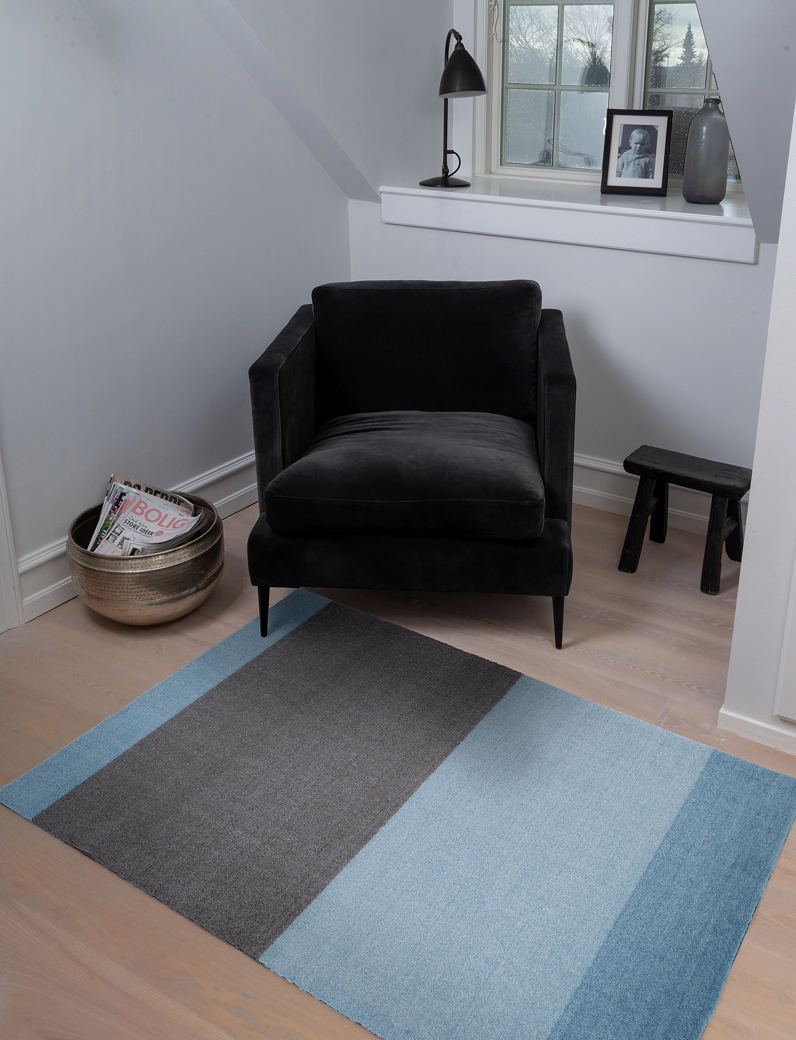 tica copenhagen - Carpet - andre tæpper - blue/steelgrey - 4
