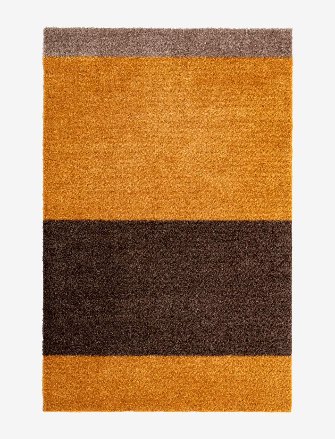 tica copenhagen - Floormat stripes horizon - durų kilimėliai - dijon/brown/sand - 0