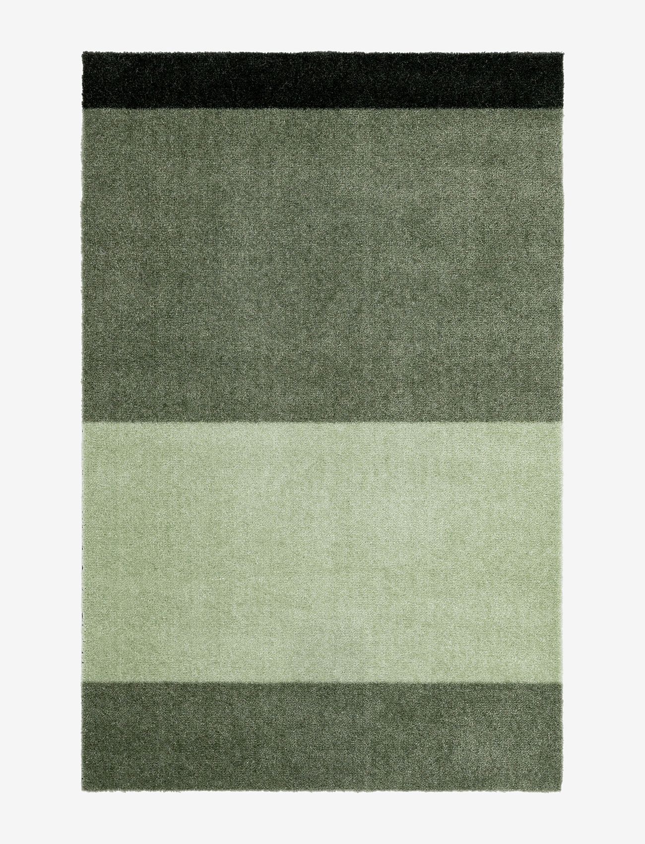 tica copenhagen - Floormat stripes horizon - uksematid - green:light/dusty/dark - 0
