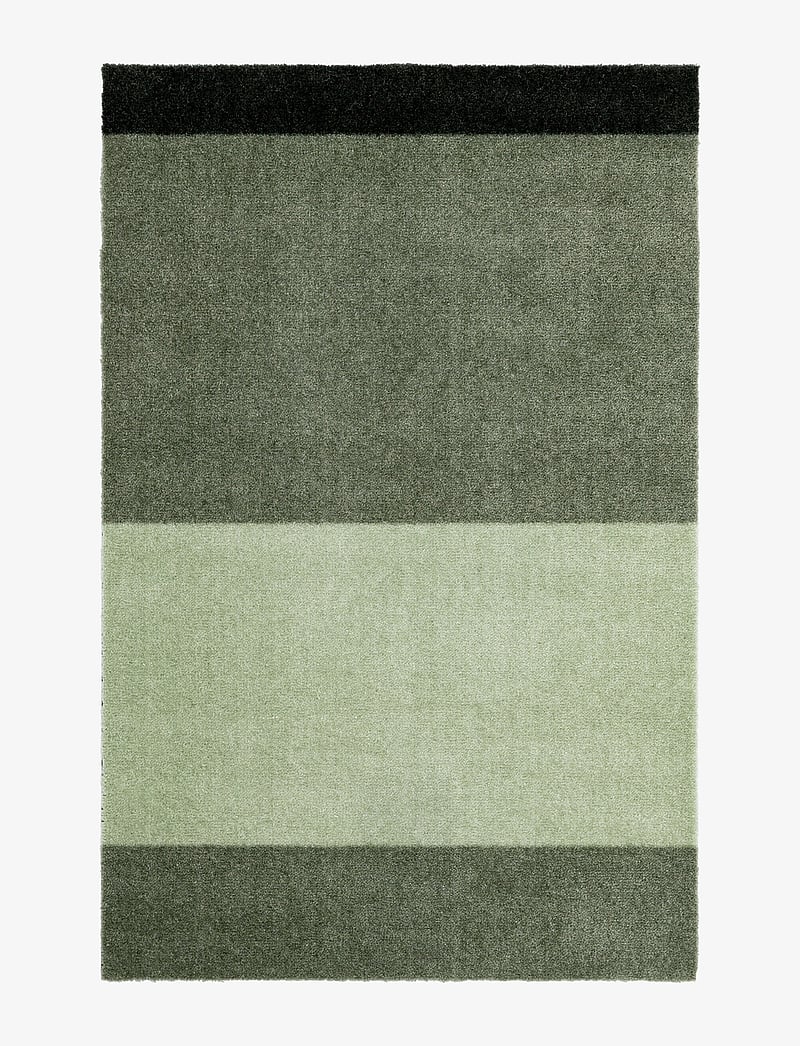 tica copenhagen - Floormat stripes horizon - uksematid - green:light/dusty/dark - 0