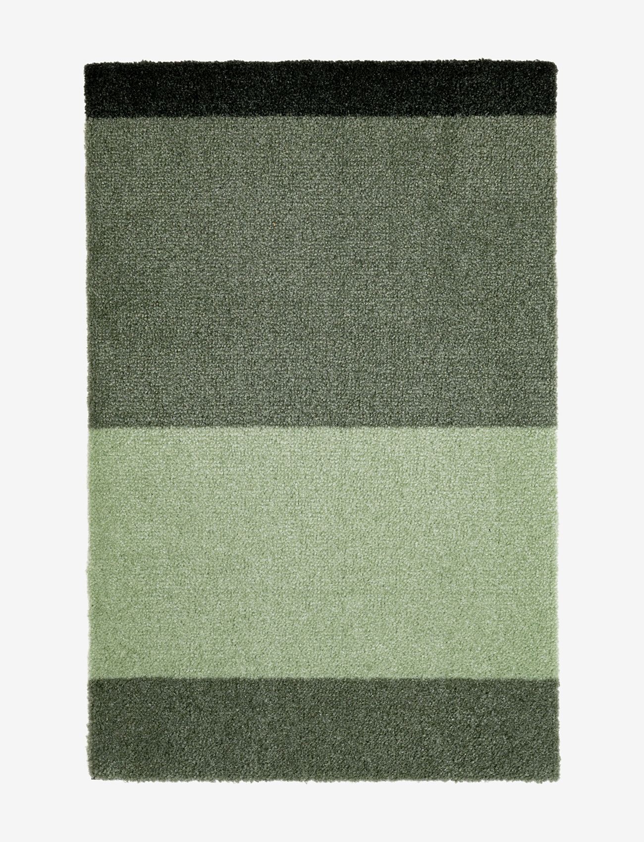 tica copenhagen - Floormat stripes horizon - türmatten - green:light/dusty/dark - 0