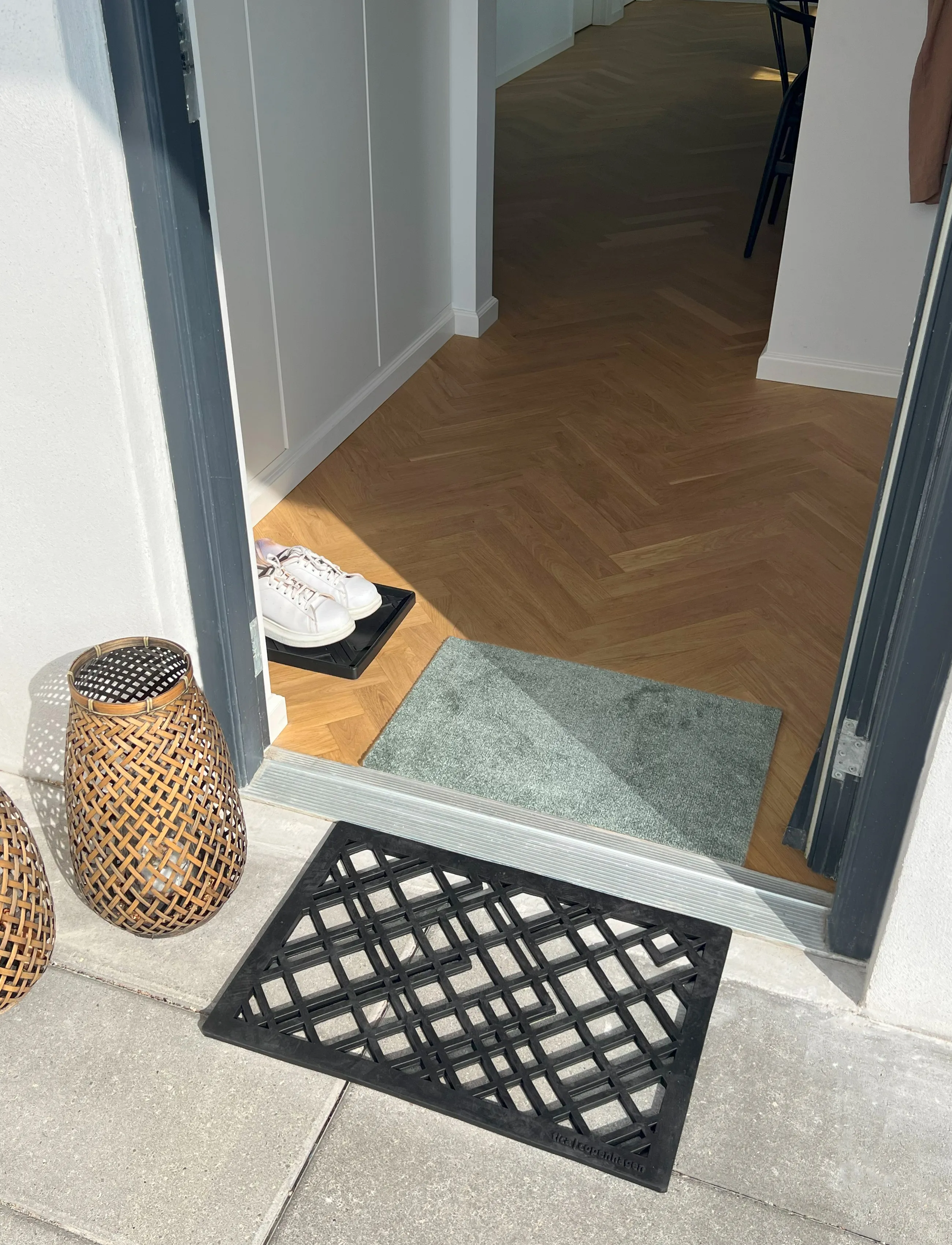 tica copenhagen - Floormat, Unicolor Dusty Green, 40x60x0,7 cm - dusty green - 0
