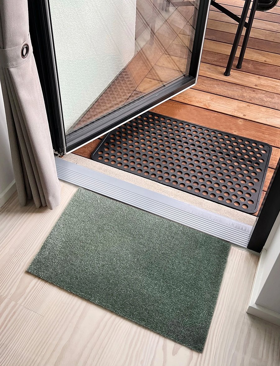 tica copenhagen - Floormat, Unicolor Dusty Green, 40x60x0,7 cm - die niedrigsten preise - dusty green - 4