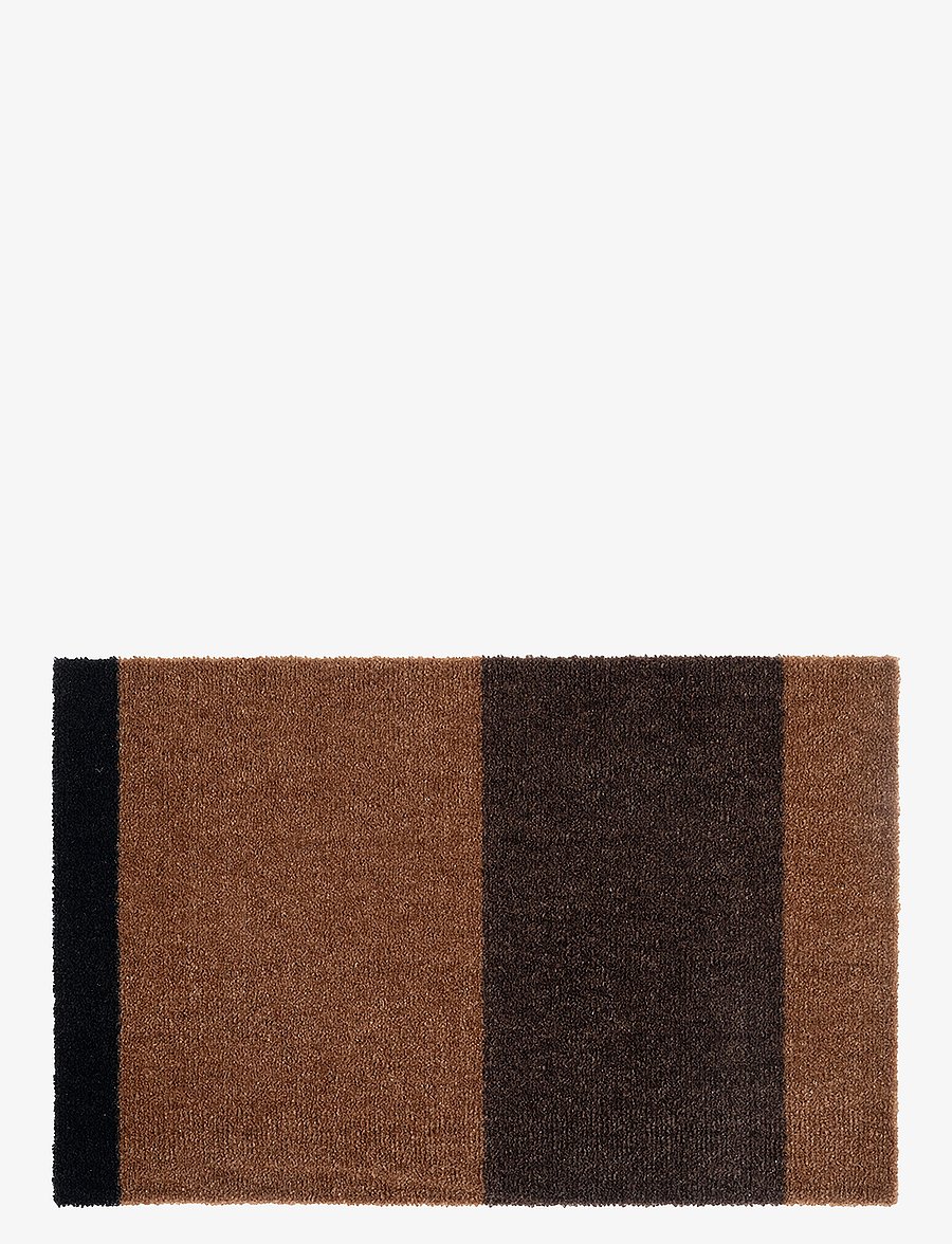 tica copenhagen - Floormat/carpet cognac stripes 40x60 cm - die niedrigsten preise - brown - 0