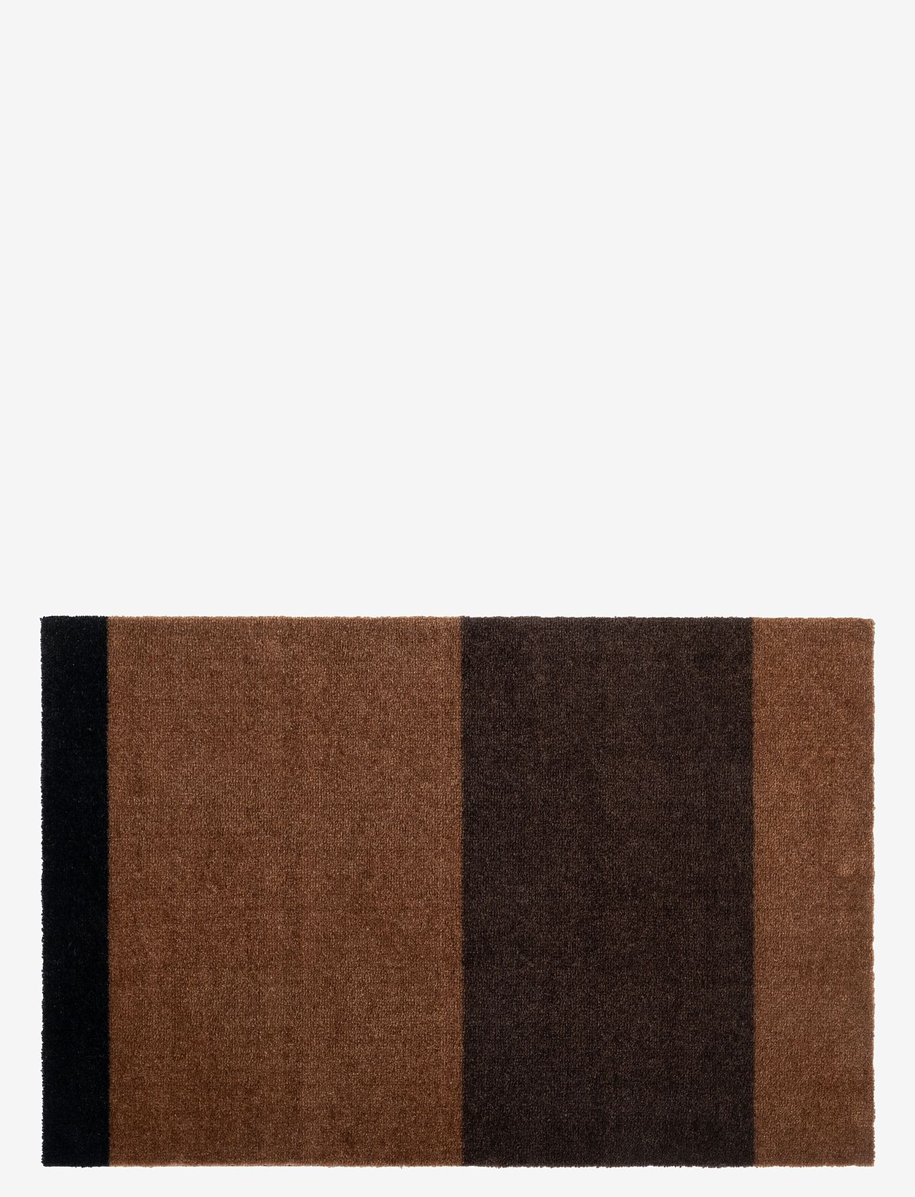 tica copenhagen - Floormat/carpet cognac stripes 60x90 cm - hallmattor - brown - 0