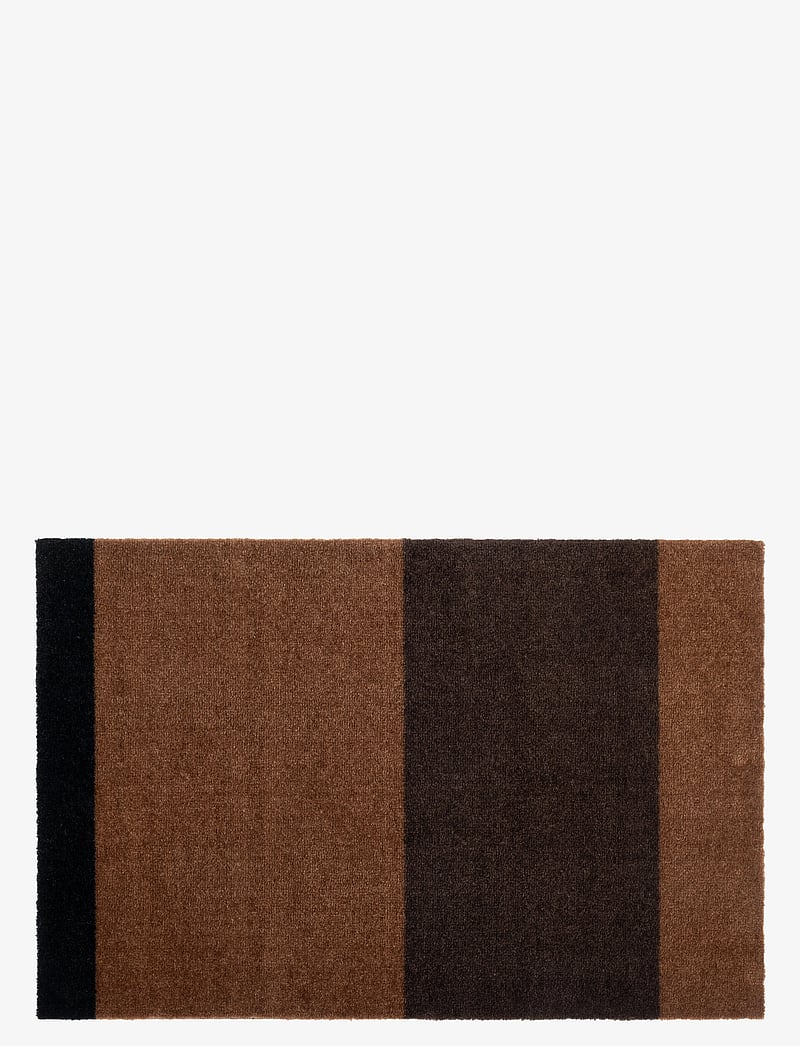 tica copenhagen - Floormat/carpet cognac stripes 60x90 cm - nach preis einkaufen - brown - 0