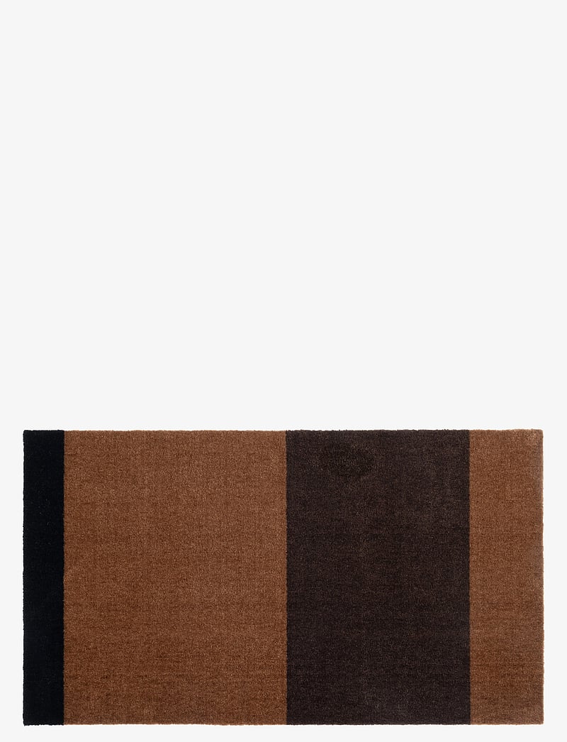 tica copenhagen - Floormat/carpet cognac stripes 67x120 cm - flurläufer - brown - 0