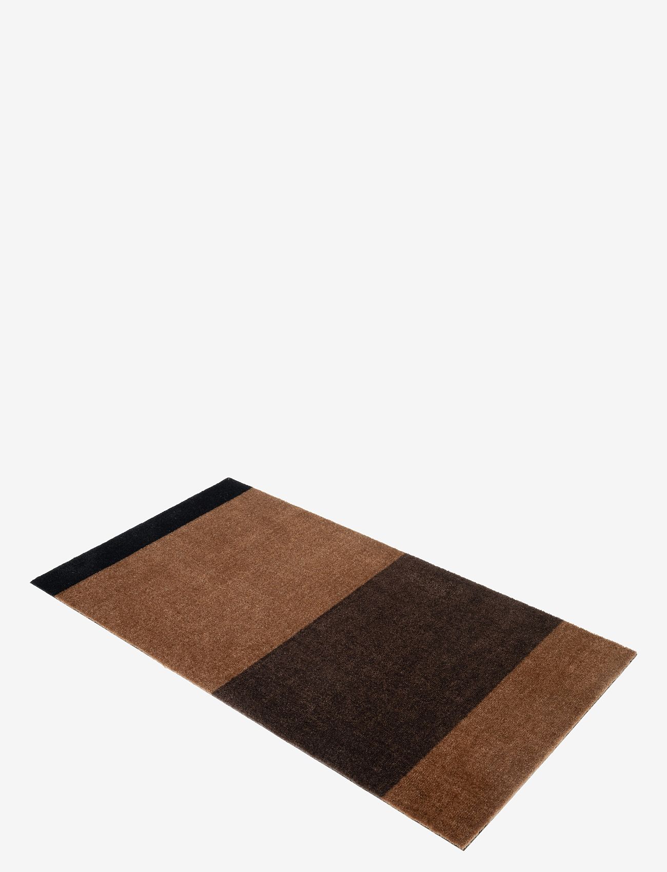 tica copenhagen - Floormat/carpet cognac stripes 67x120 cm - hallway runners - brown - 1