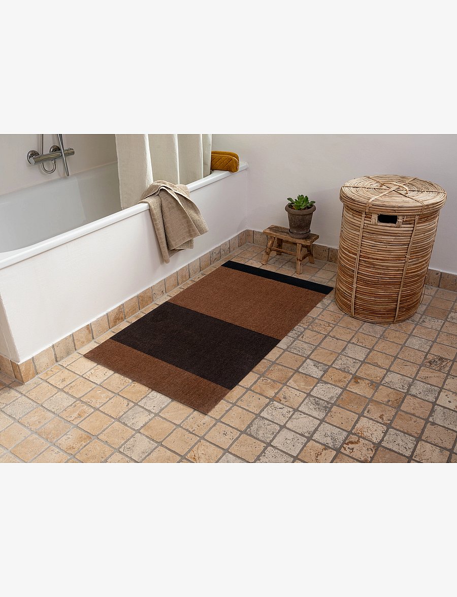 tica copenhagen - Floormat/carpet cognac stripes 67x120 cm - madalaimad hinnad - brown - 3