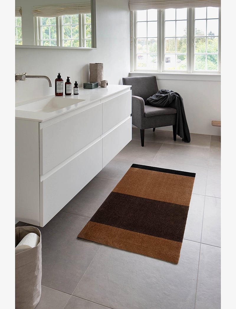 tica copenhagen - Floormat/carpet cognac stripes 67x120 cm - flurläufer - brown - 4