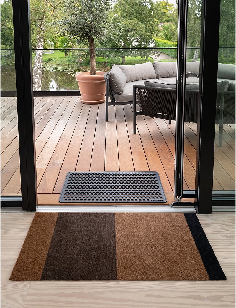 tica copenhagen - Floormat/carpet cognac stripes 90x130 cm - flurläufer - brown - 3