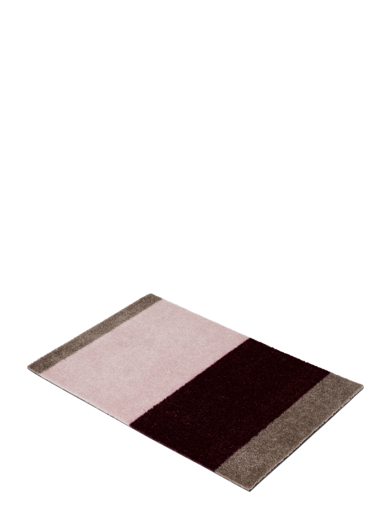 tica copenhagen - Floormat, Stripes Bordeaux/rose/sand, 40x60x0,7 cm - bordeuaux/rose/sand - 2