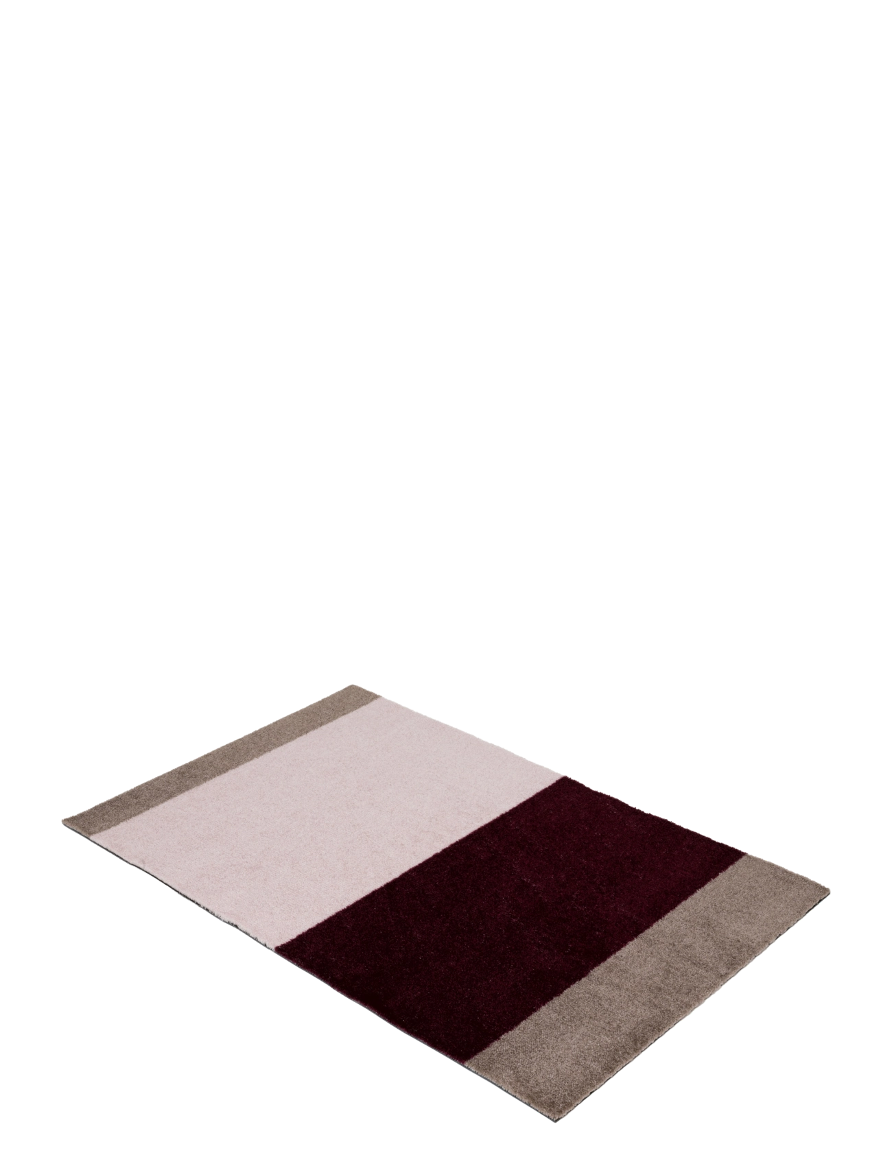 tica copenhagen - Floormat, Stripes Bordeaux//rose/sand, 60x90x0,7 cm - bordeuaux/rose/sand - 2