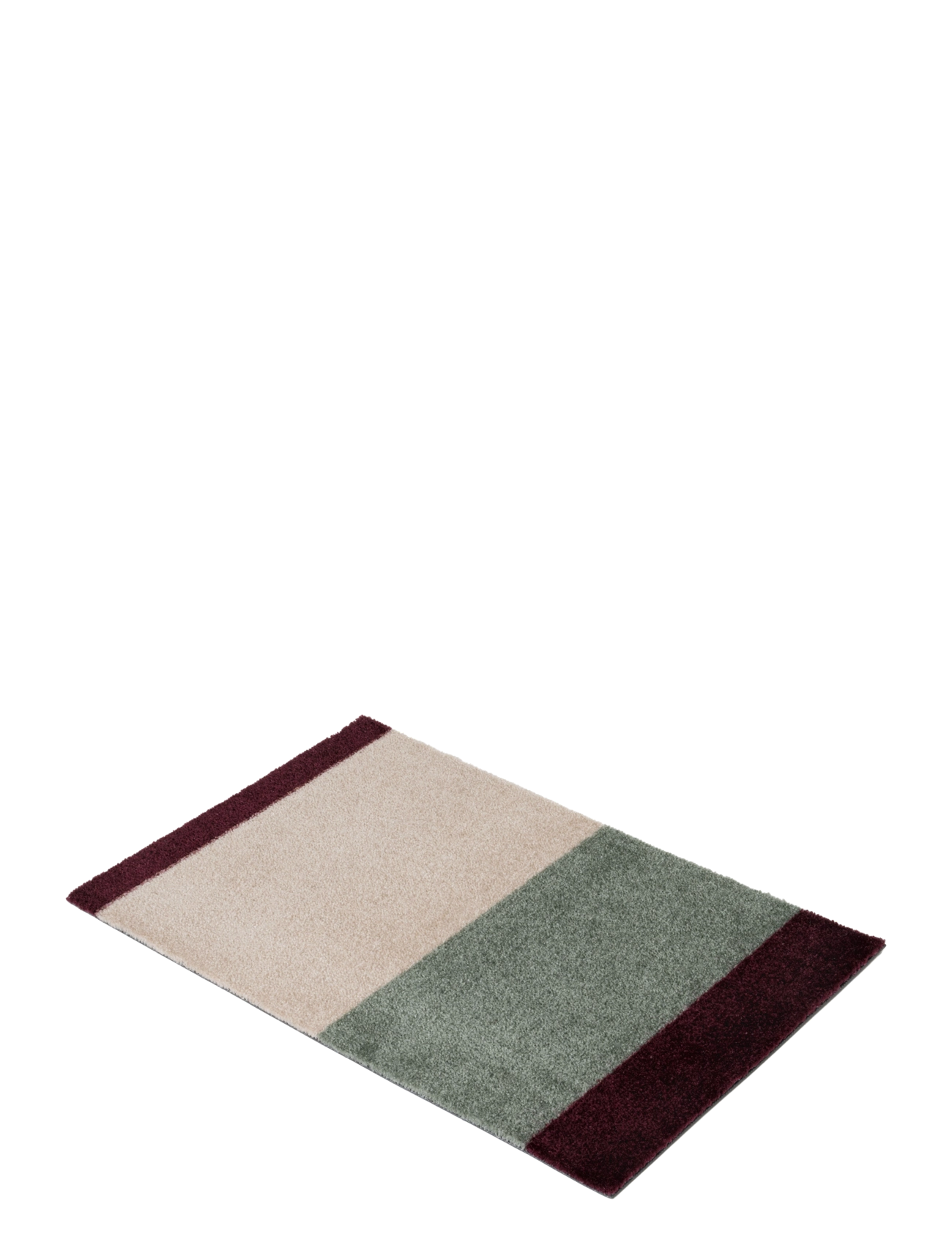 tica copenhagen - Floormat, Green/ivory/bordeaux 40x60x0,7 cm - green/ivory/bordeaux - 2