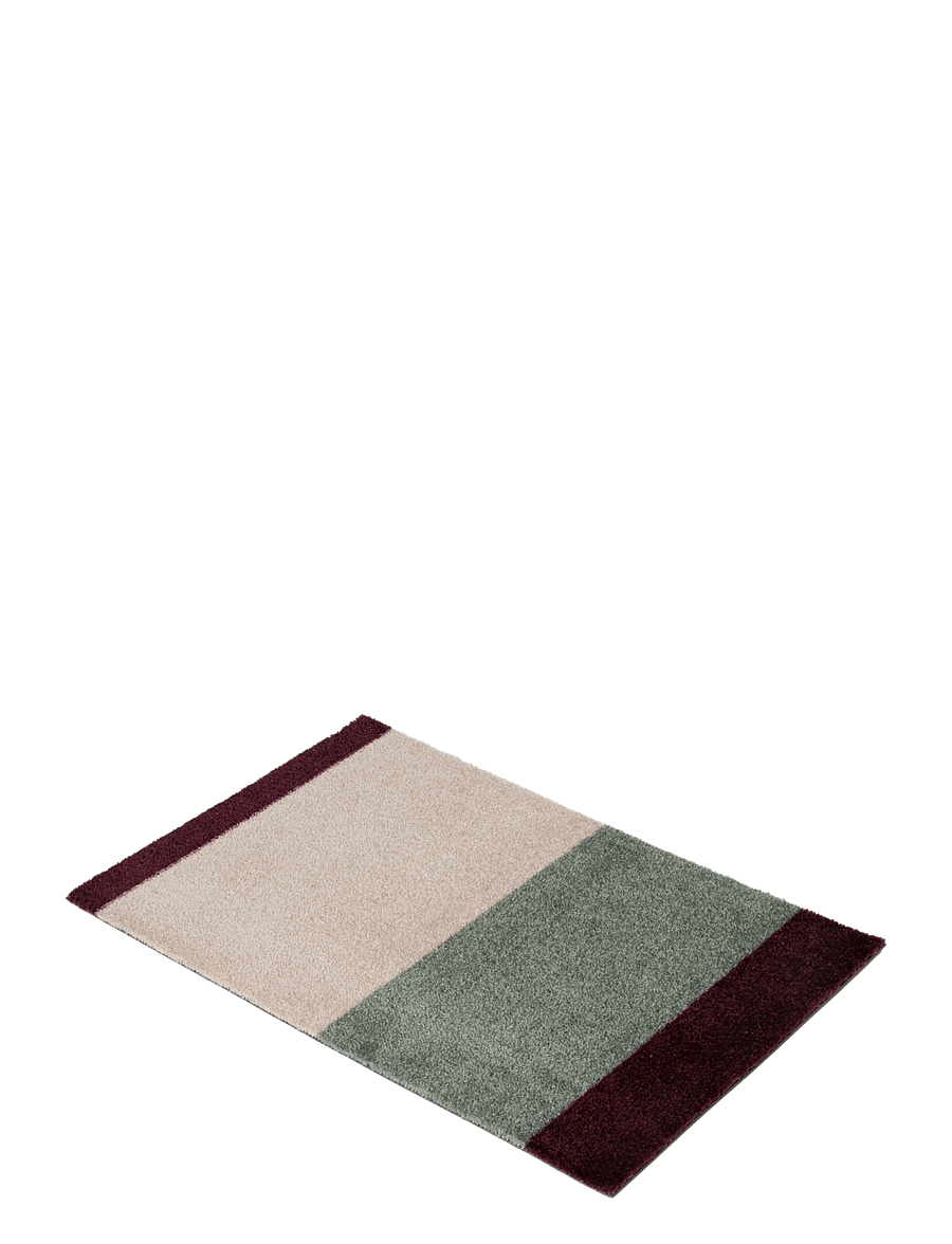 tica copenhagen - Floormat, Green/ivory/bordeaux 40x60x0,7 cm - laveste priser - green/ivory/bordeaux - 1
