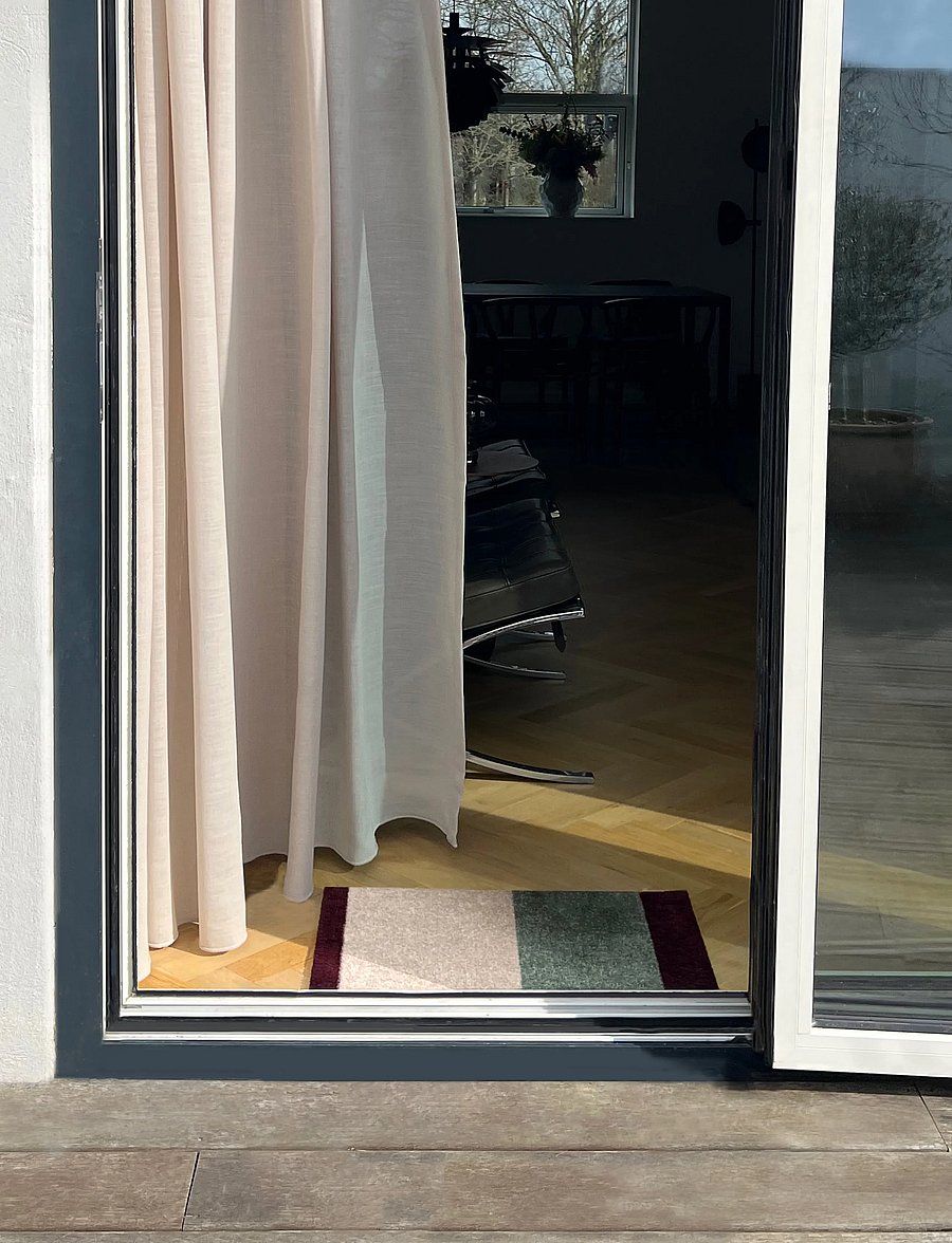 tica copenhagen - Floormat, Green/ivory/bordeaux 40x60x0,7 cm - laveste priser - green/ivory/bordeaux - 2
