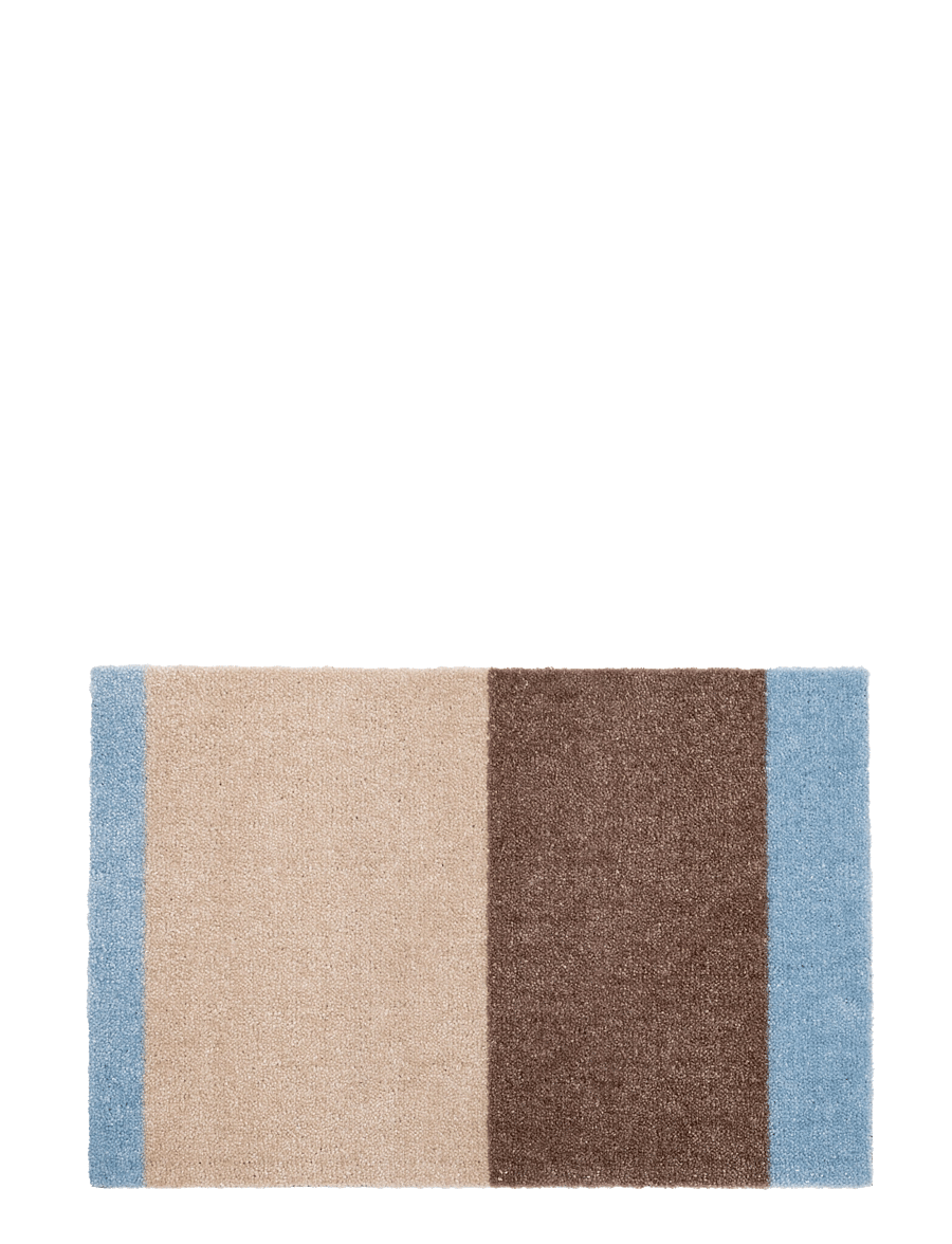 tica copenhagen - Floormat, Stripes Ivory/sand/blue, 40x60x0,7 cm - laveste priser - ivory/sand/blue - 0