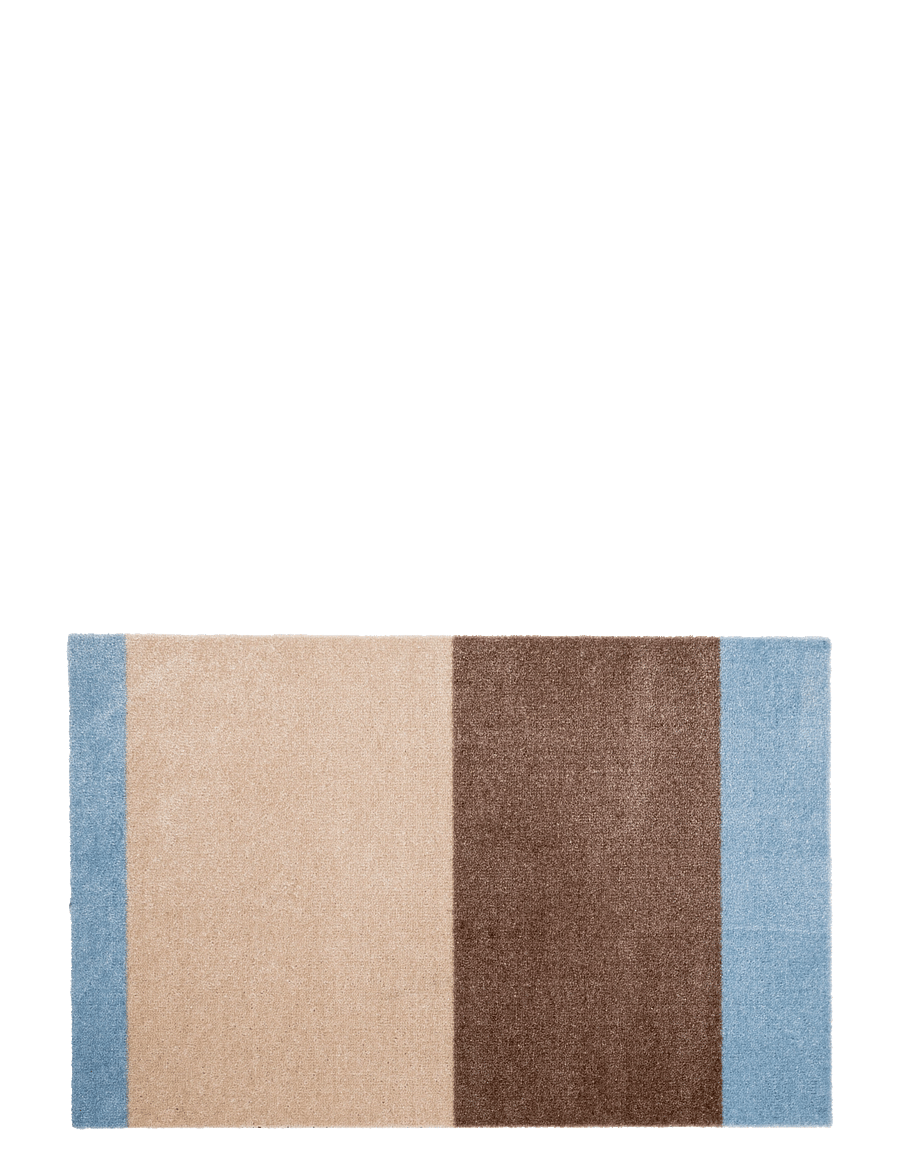 tica copenhagen - Floormat, Stripes Ivory/sand/blue, 60x90x0,7 cm - flurläufer - ivory/sand/blue - 1