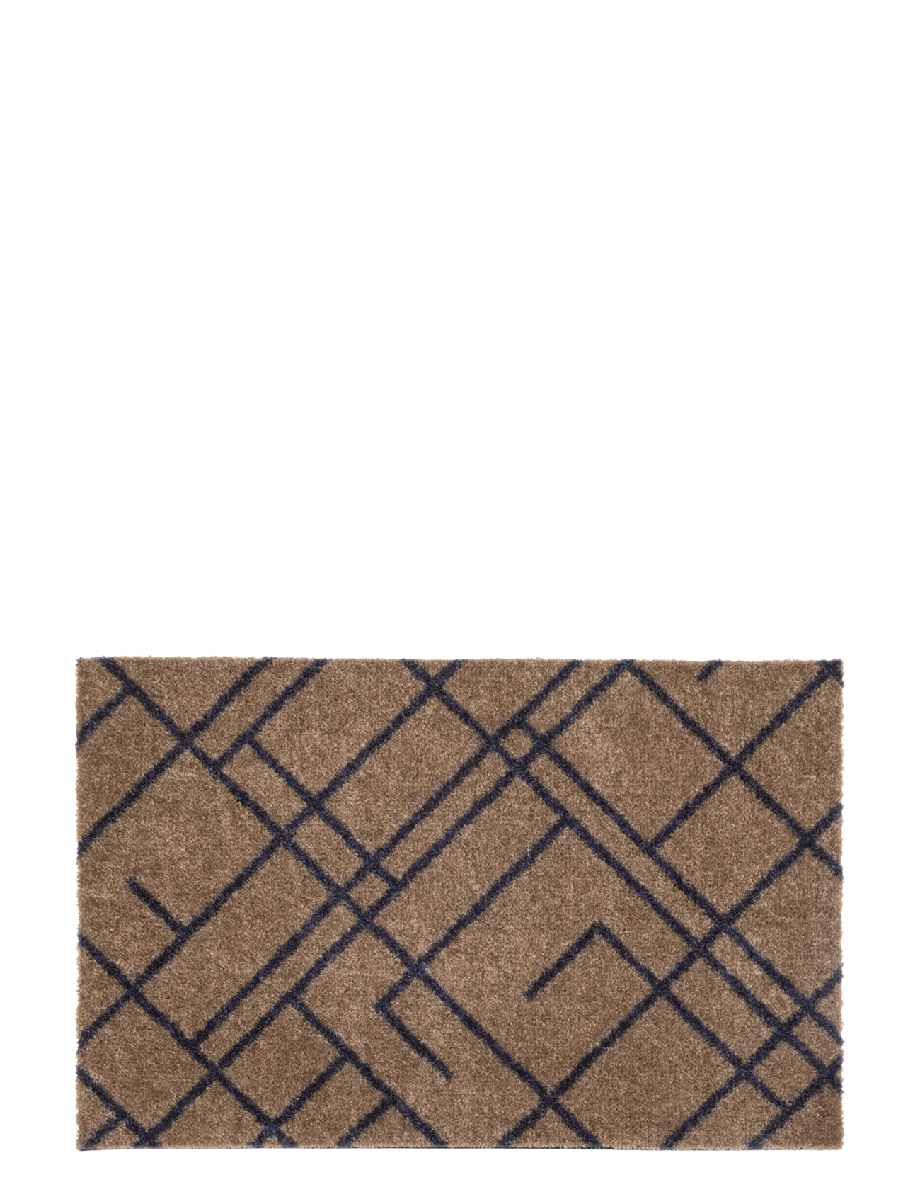 tica copenhagen Floormat, Lines, Sand/Blue grey, 40x60x0,7 - Visa allt - SAND/BLUEGREY / brown
