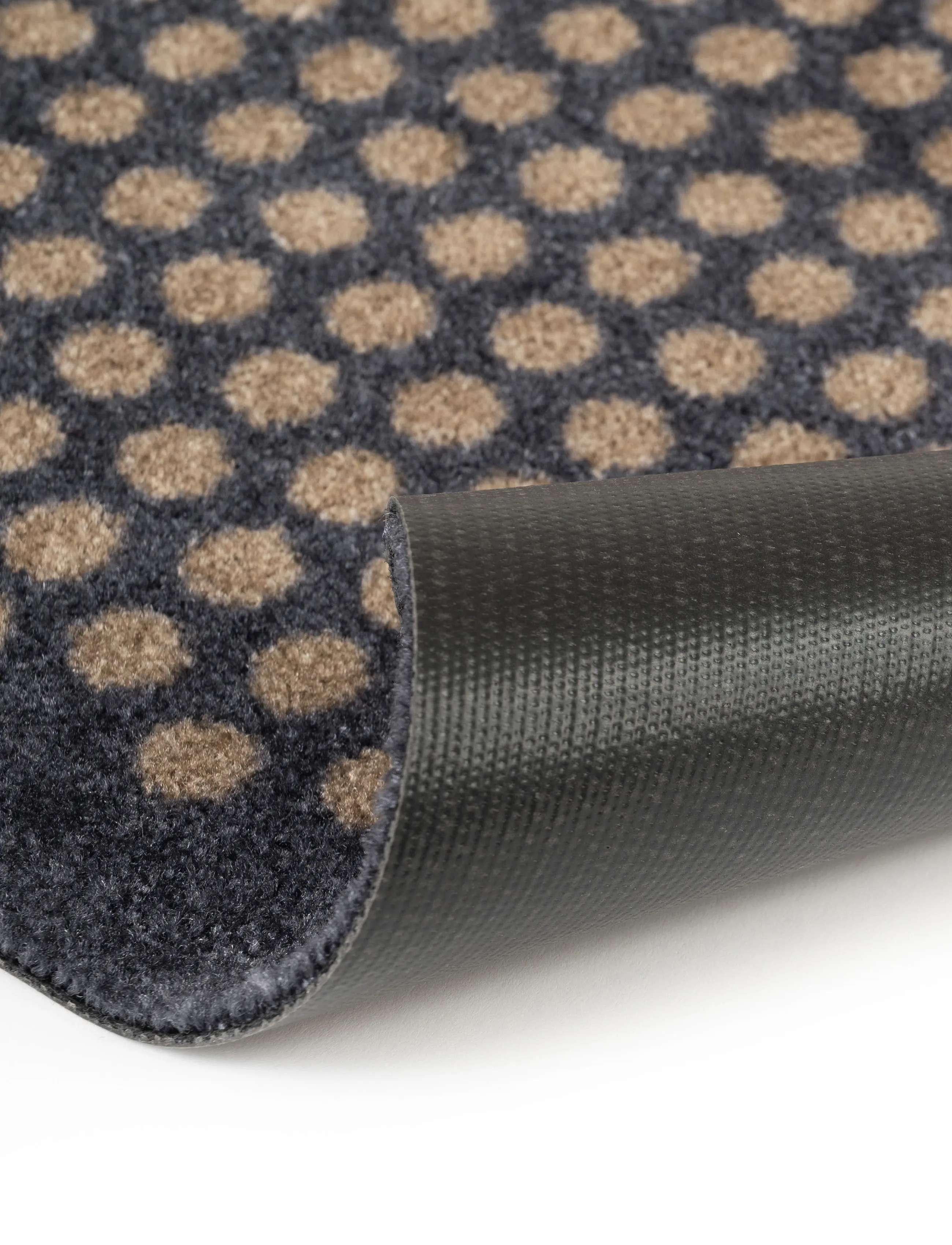 tica copenhagen - Floormat, Dot, Blue grey/Sand, 40x60x0,7 - sand/bluegrey - 5