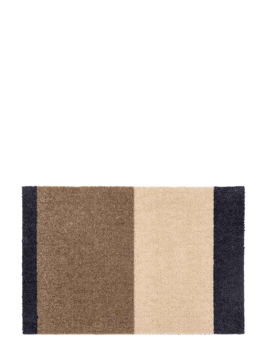 tica copenhagen - Floormat, Stripes, Blue grey/Sand/Ivory, 40x60x0,7 - laveste priser - bluegrey/9ivory/sand - 0