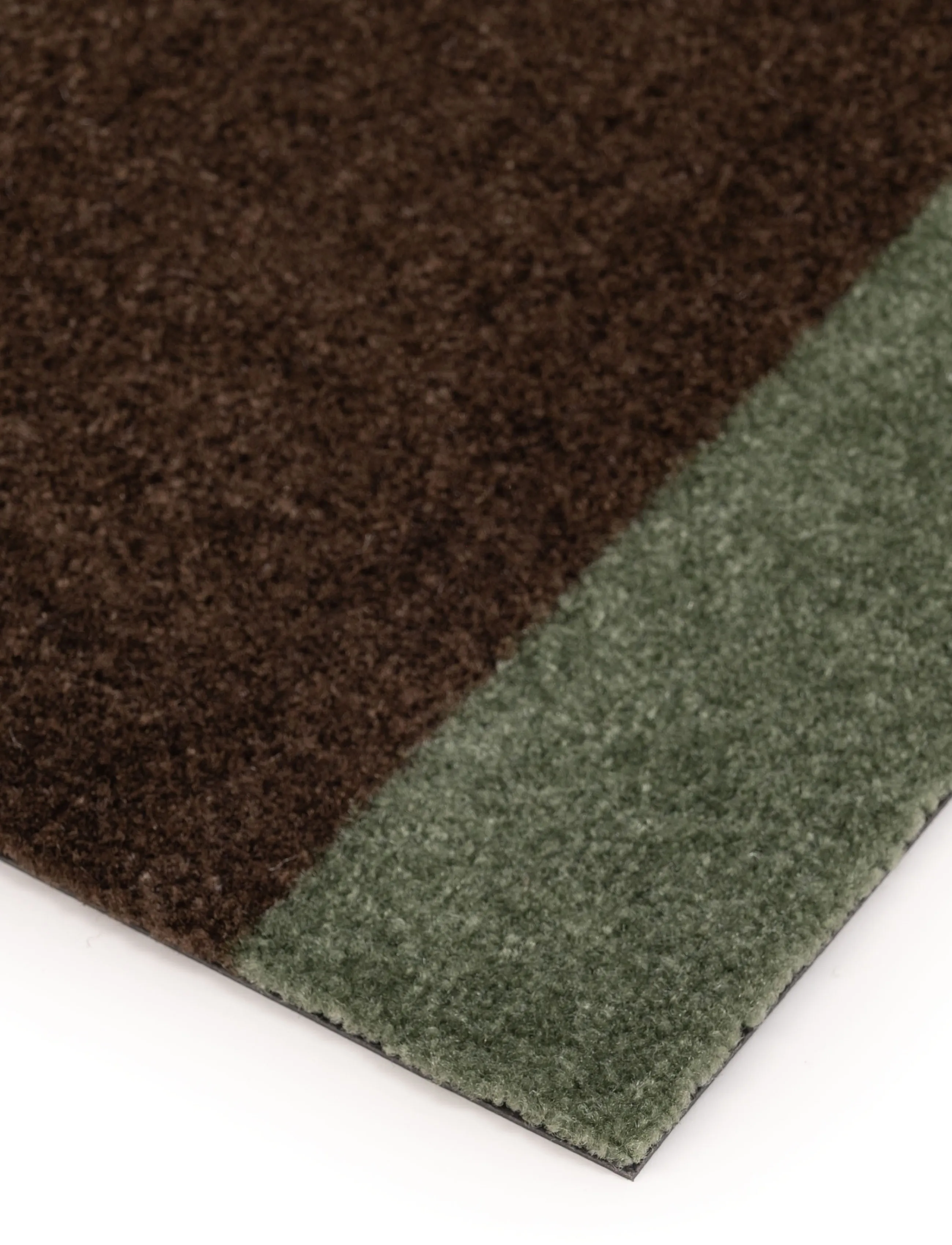 tica copenhagen - Floormat, Stripes, Dusty Green/Brown, 40x60x0,7 - green/brown - 5