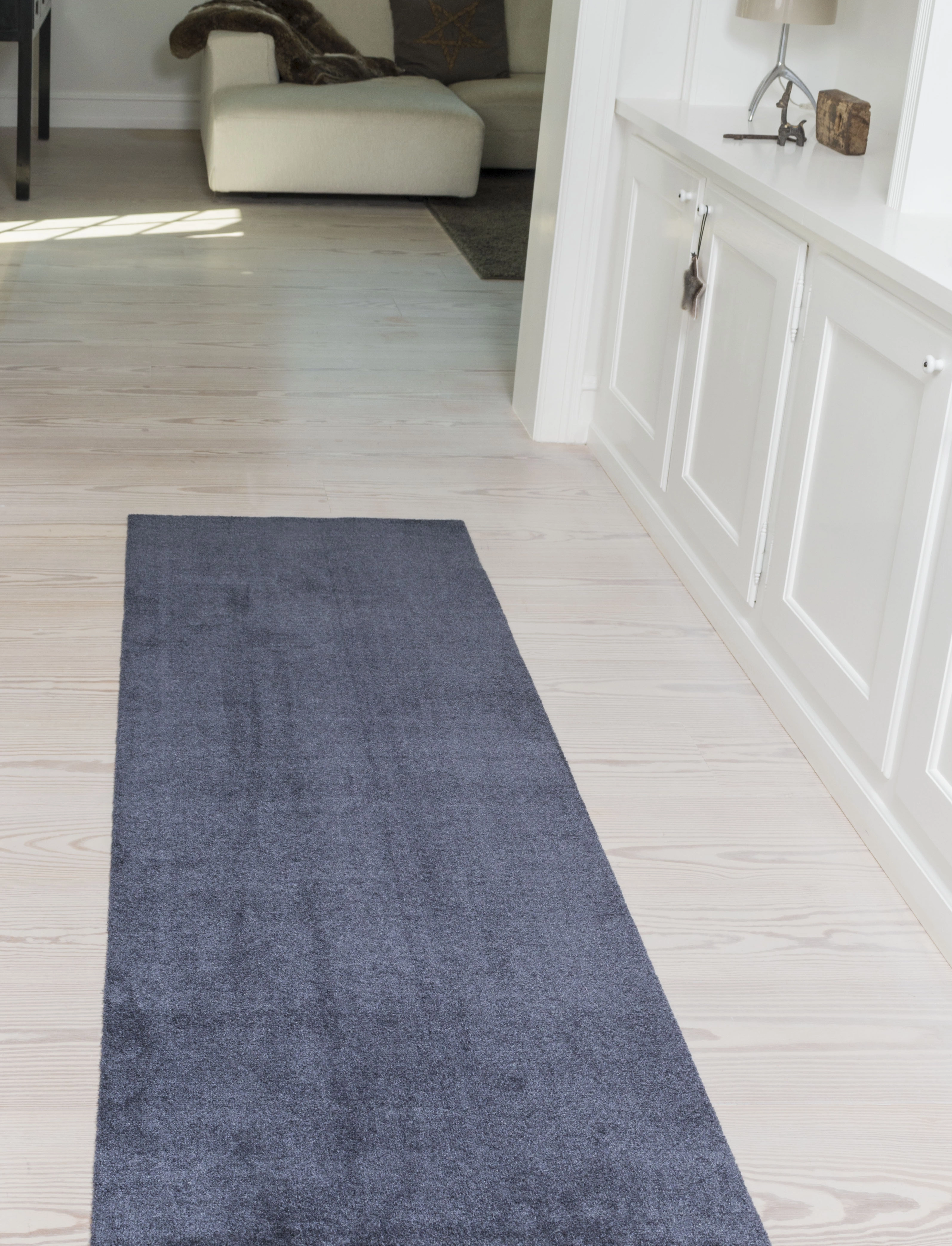 tica copenhagen Løber Unicolor, 67X200 cm, Grey, Tæpper > Løbere Til Gangen, Unisex