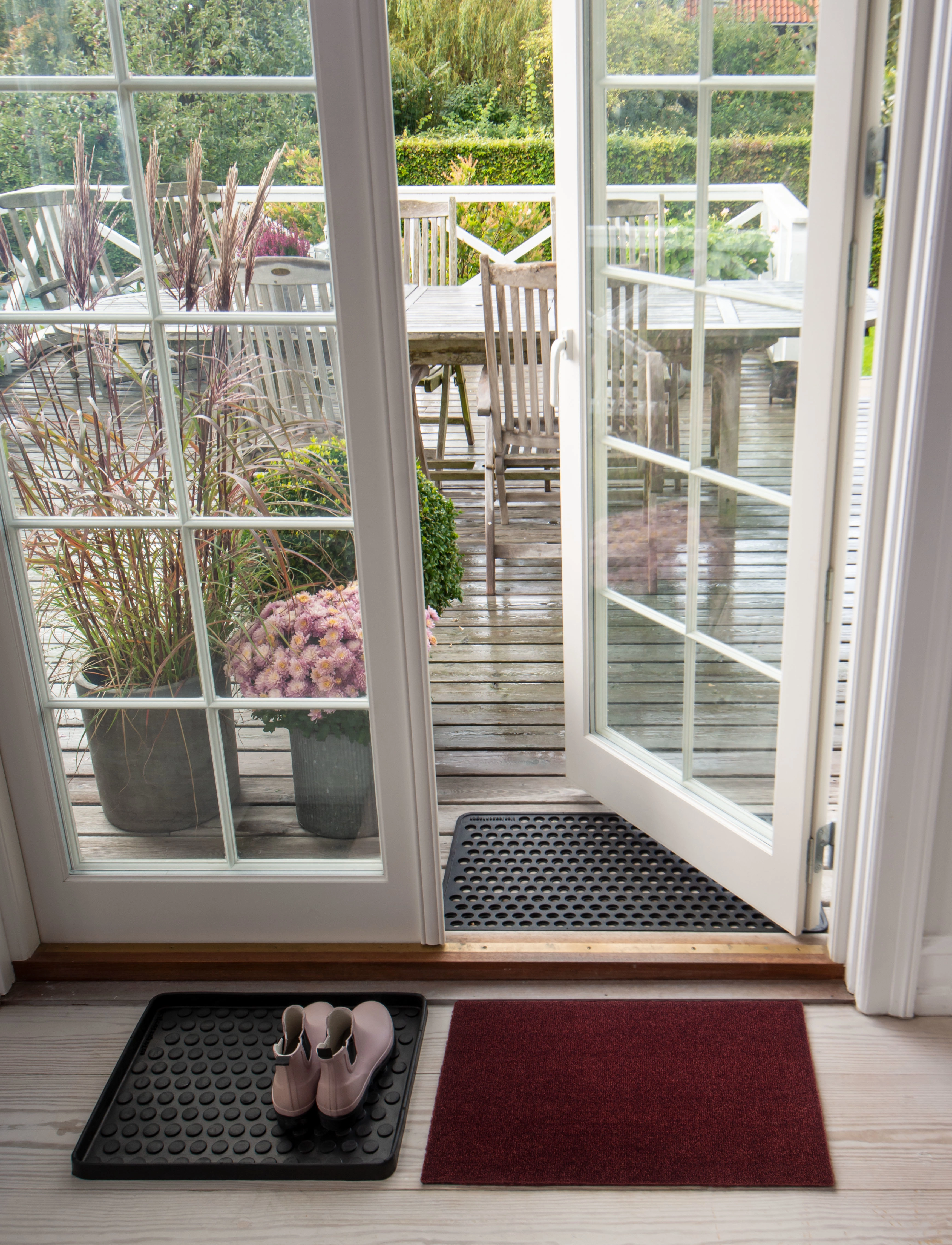tica copenhagen - Floormat, Unicolor Bordeaux, 40x60x0,7 cm - bordeaux - 5