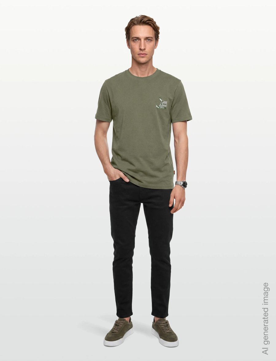 Tiger of Sweden - DES PERMA - tavalised teksad - black - 0