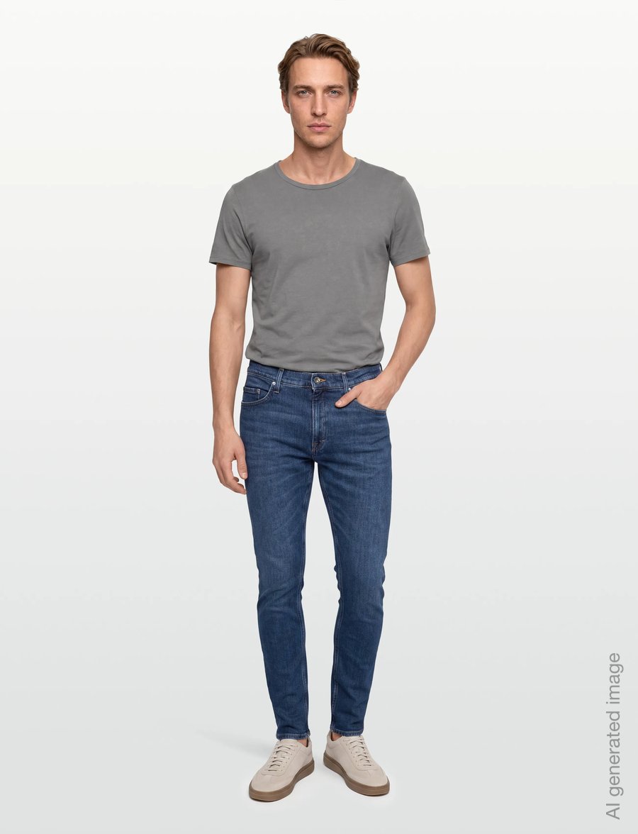 Tiger of Sweden - PISTOLERO GARDEN - tavalised teksad - midnight blue - 0