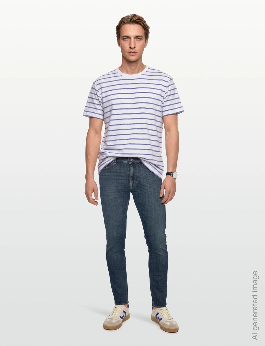 Tiger of Sweden - EVOLVE CAVERN - slim jeans - medium blue - 0