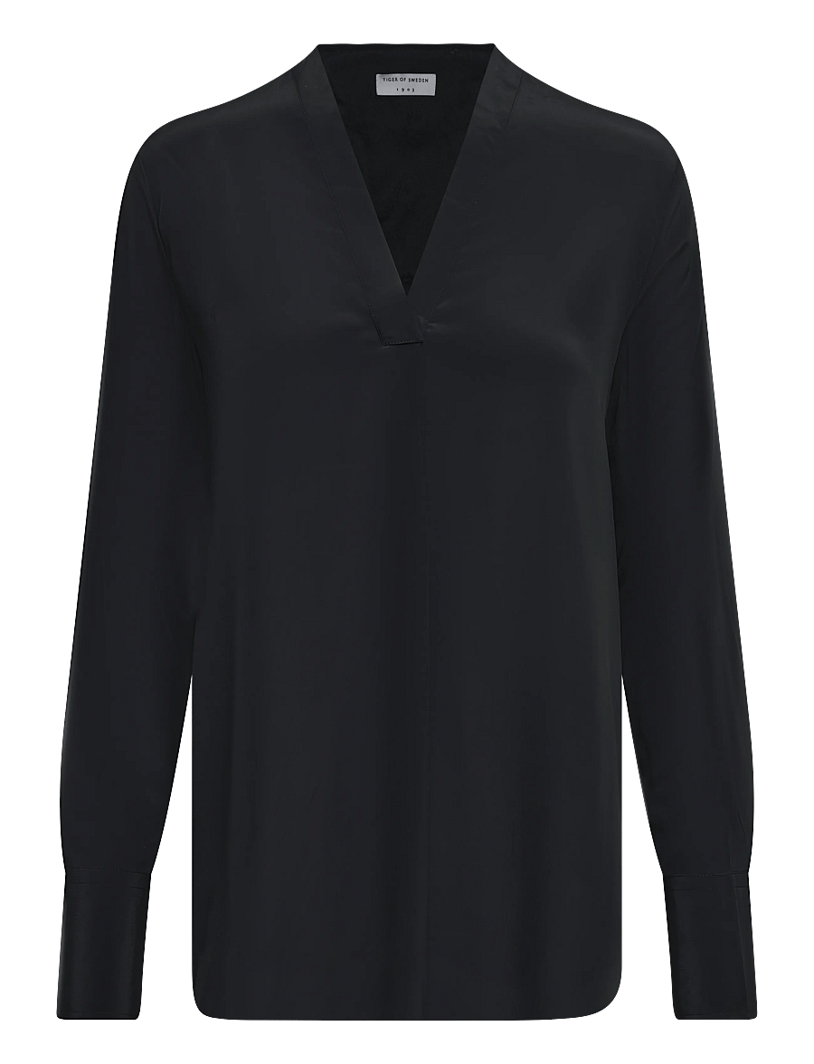 Tiger of Sweden - KASIA 2 - långärmade blusar - black - 1