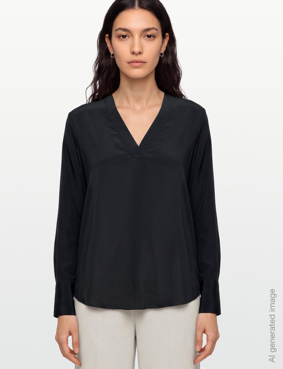 Tiger of Sweden - KASIA 2 - långärmade blusar - black - 3