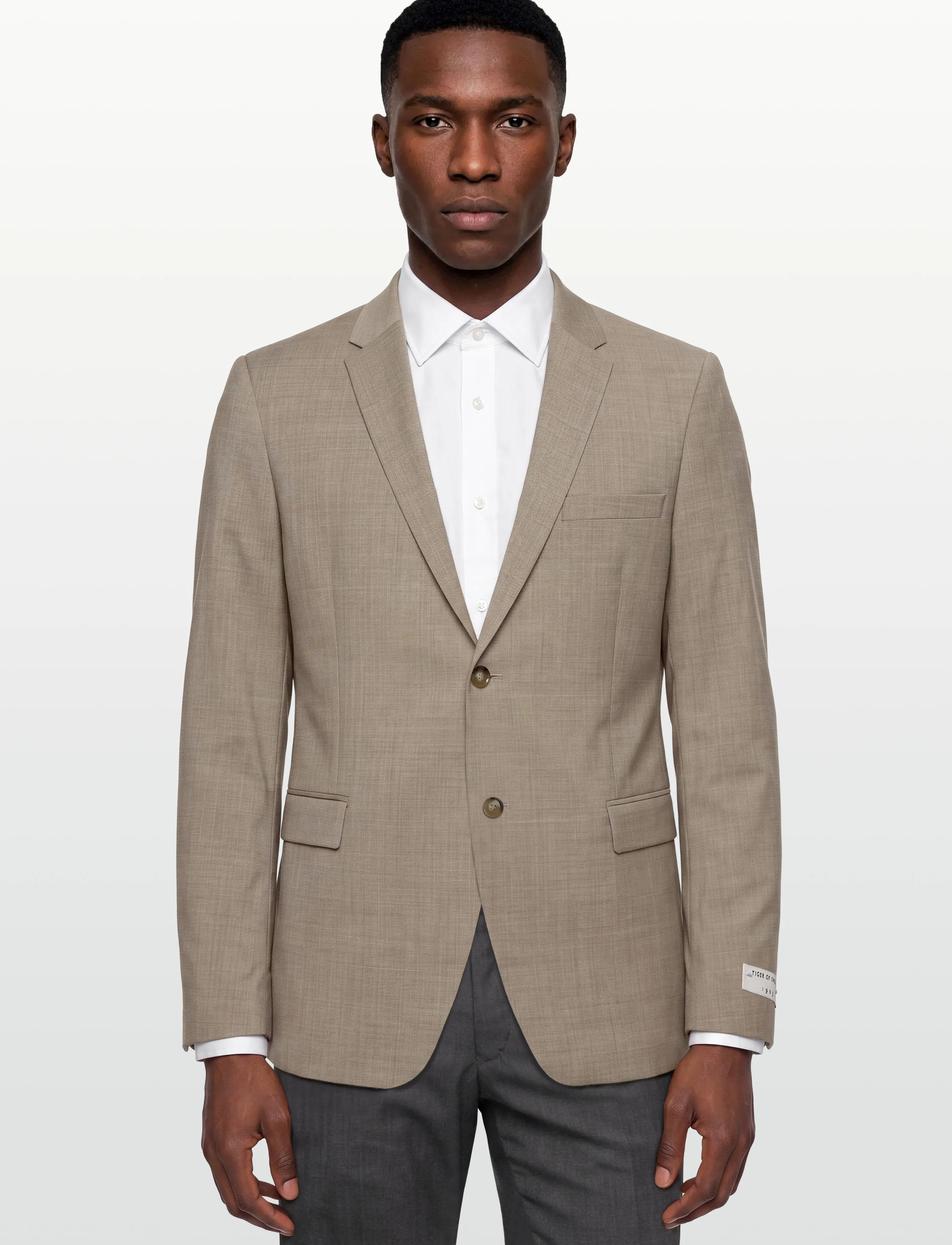 Tiger of Sweden - JERRETTS - enkelknäppta kavajer - warm grey - 3
