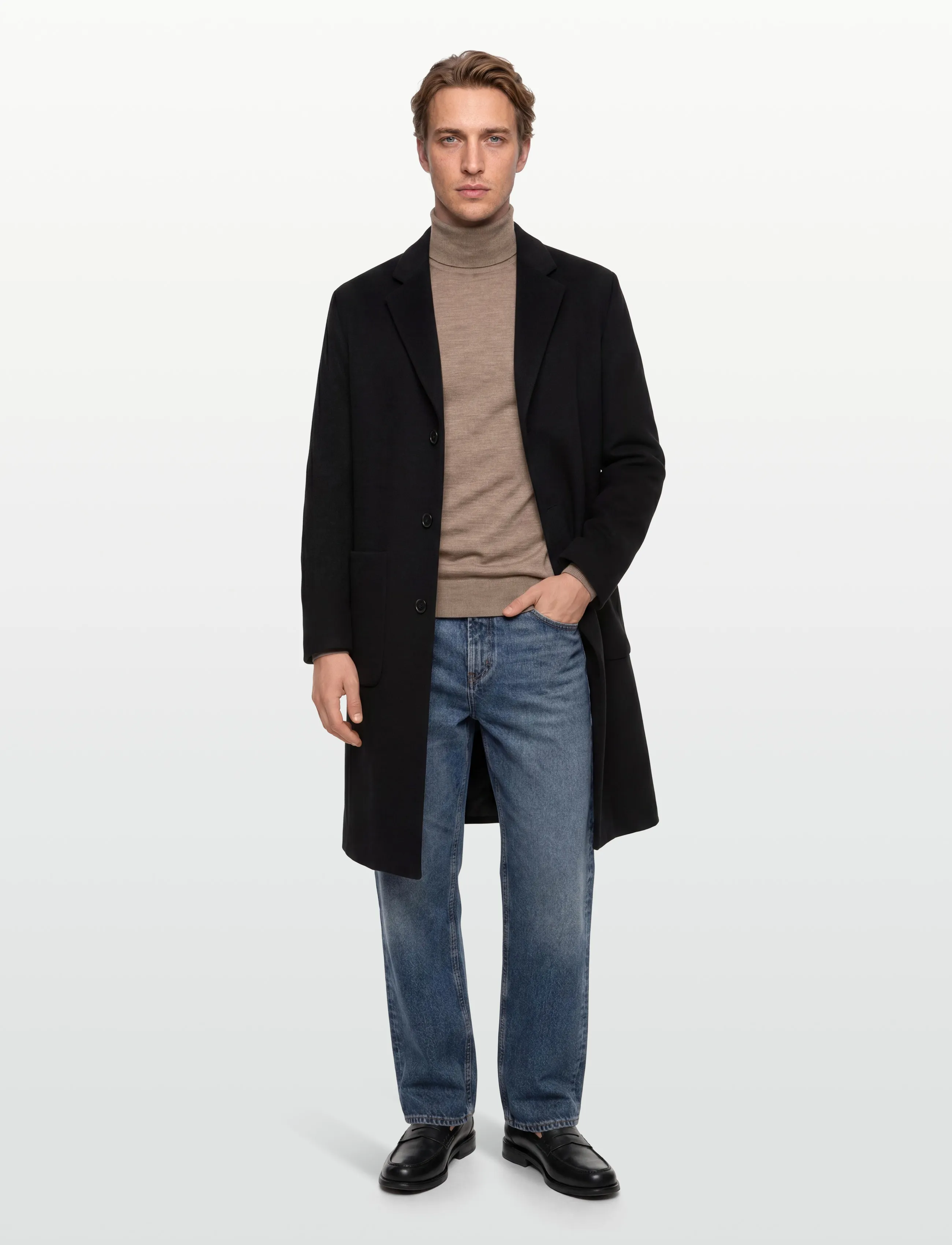 Tiger of Sweden - NEVILE RWS - rullekraver - beige melange - 0